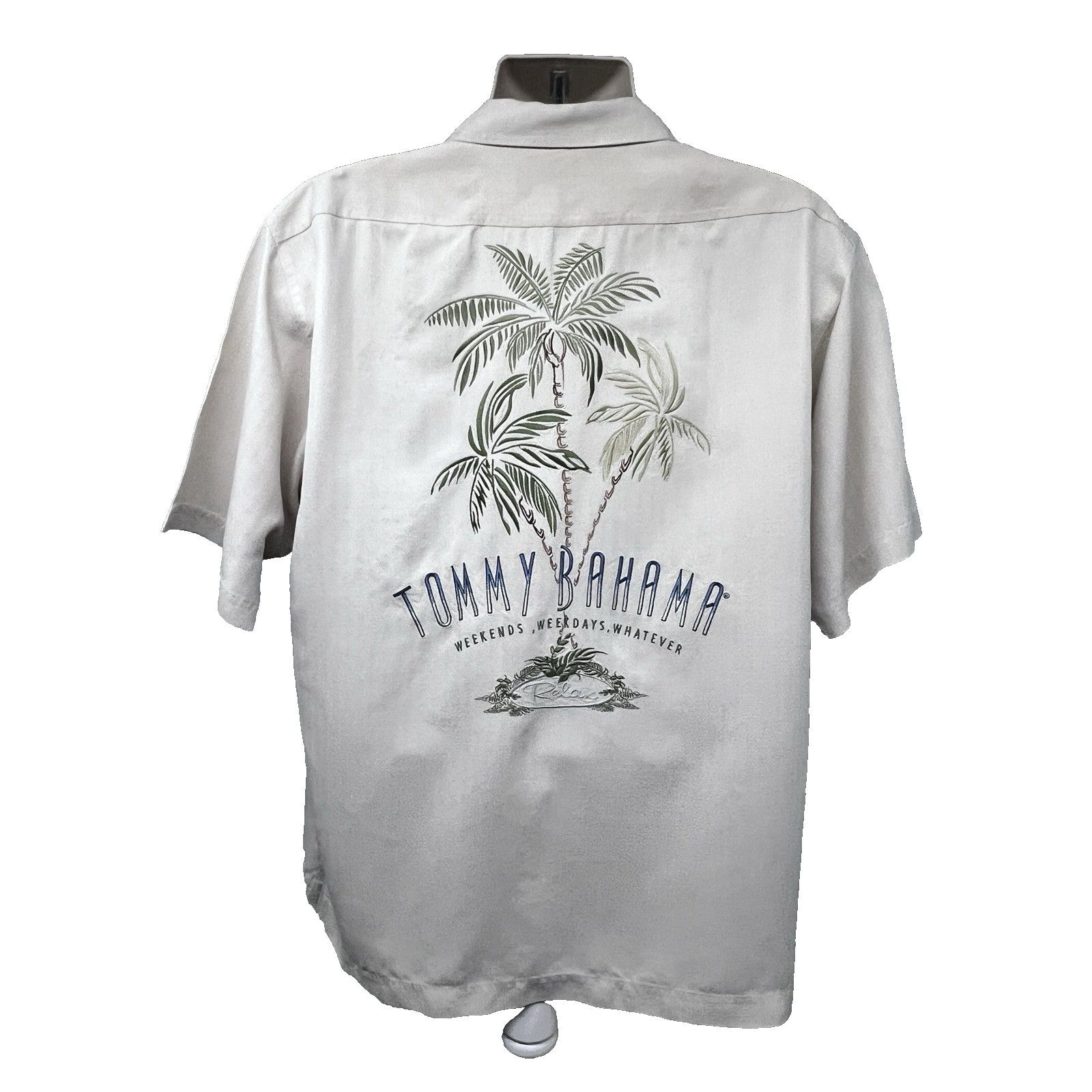 Tommy Bahama Tommy Bahama Vintage Embroider Silk Button Shirt M Pocket Size US M / EU 48-50 / 2 - 5 Thumbnail