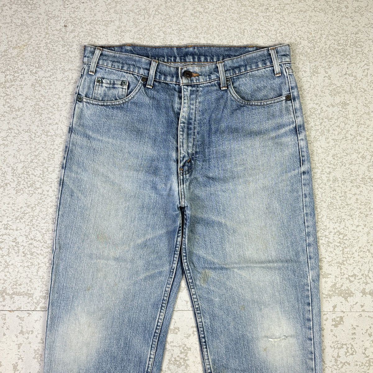 If Six Was Nine × Levi's × Vintage 💥Vintage 90s Levis 503 Distressed Light Blue Jean Size US 34 / EU 50 - 5 Thumbnail