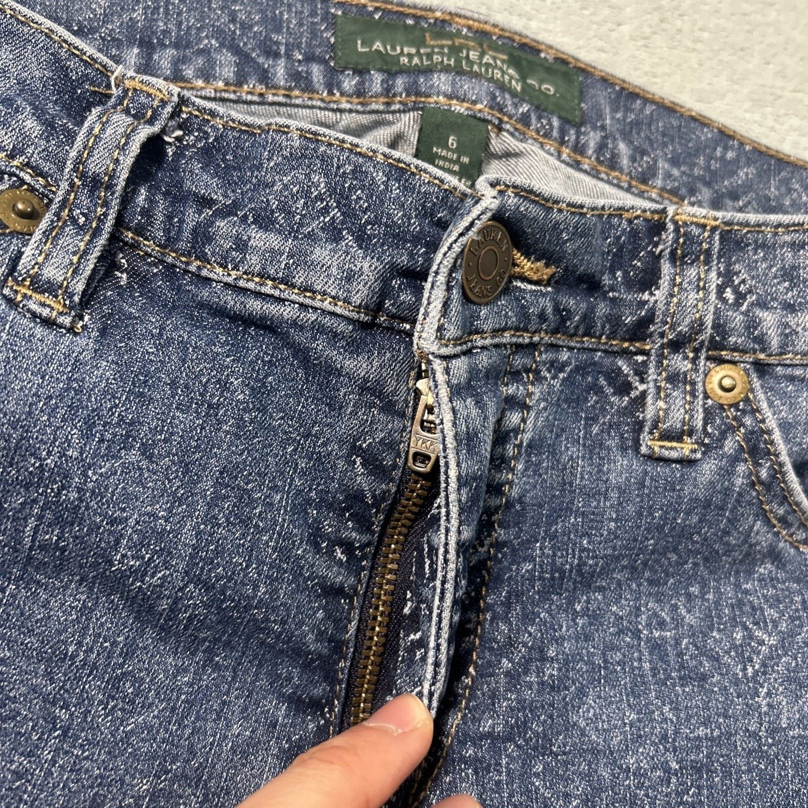 Lauren Ralph Lauren Polo Lauren Ralph Lauren Straight Jeans 6 30x29 Skinny Slim Size 28" / US 6 / IT 42 - 7 Thumbnail