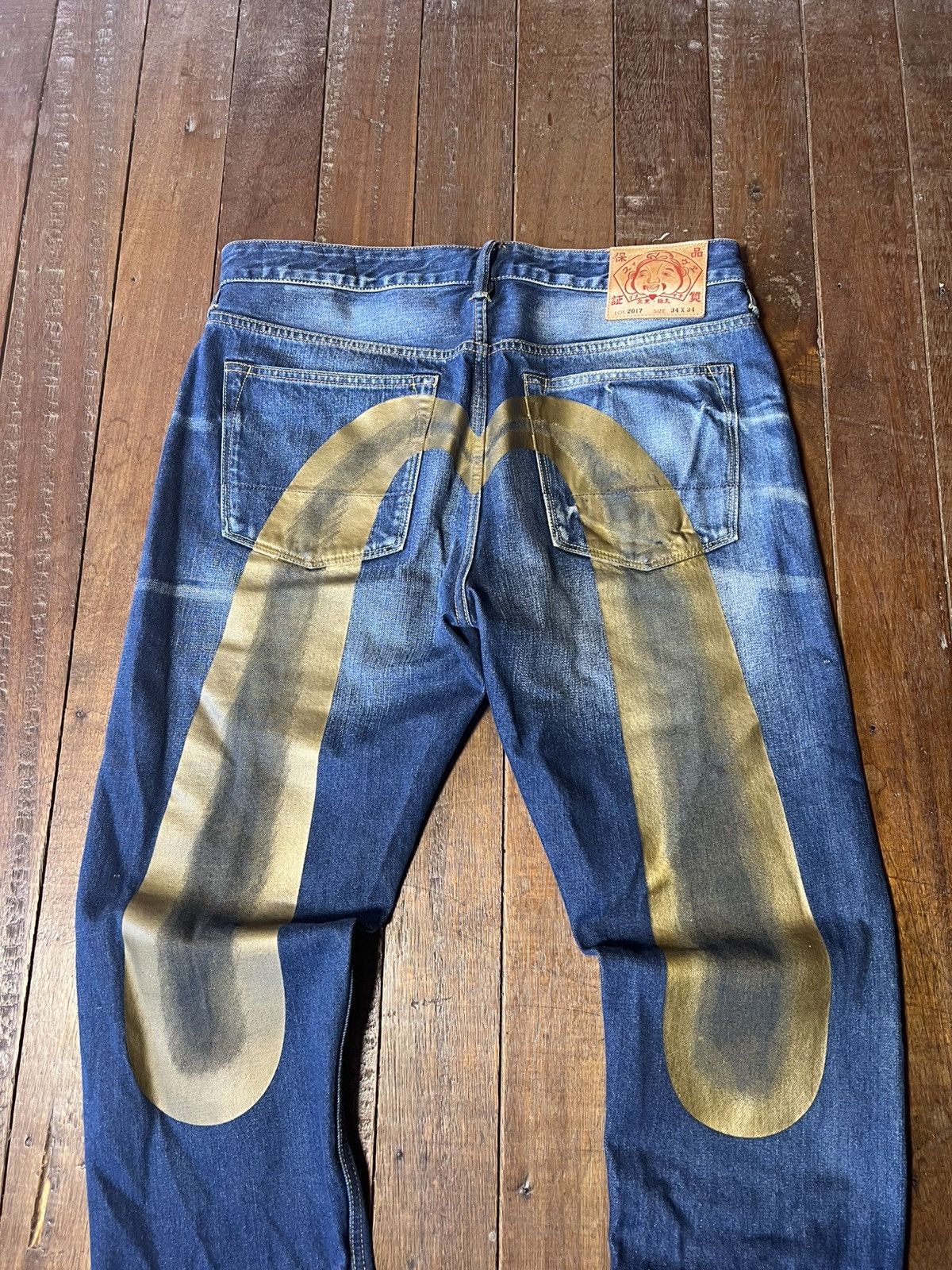 Evisu Evisu Daicock Denim Pants Size US 34 / EU 50 - 3 Thumbnail