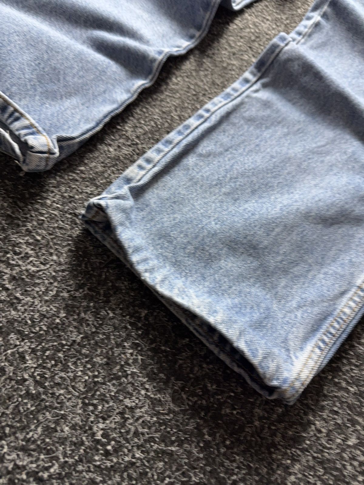 Wrangler 90s Wrangler USA Vintage Light Wash Straight Leg Jeans Size US 37 - 5 Thumbnail