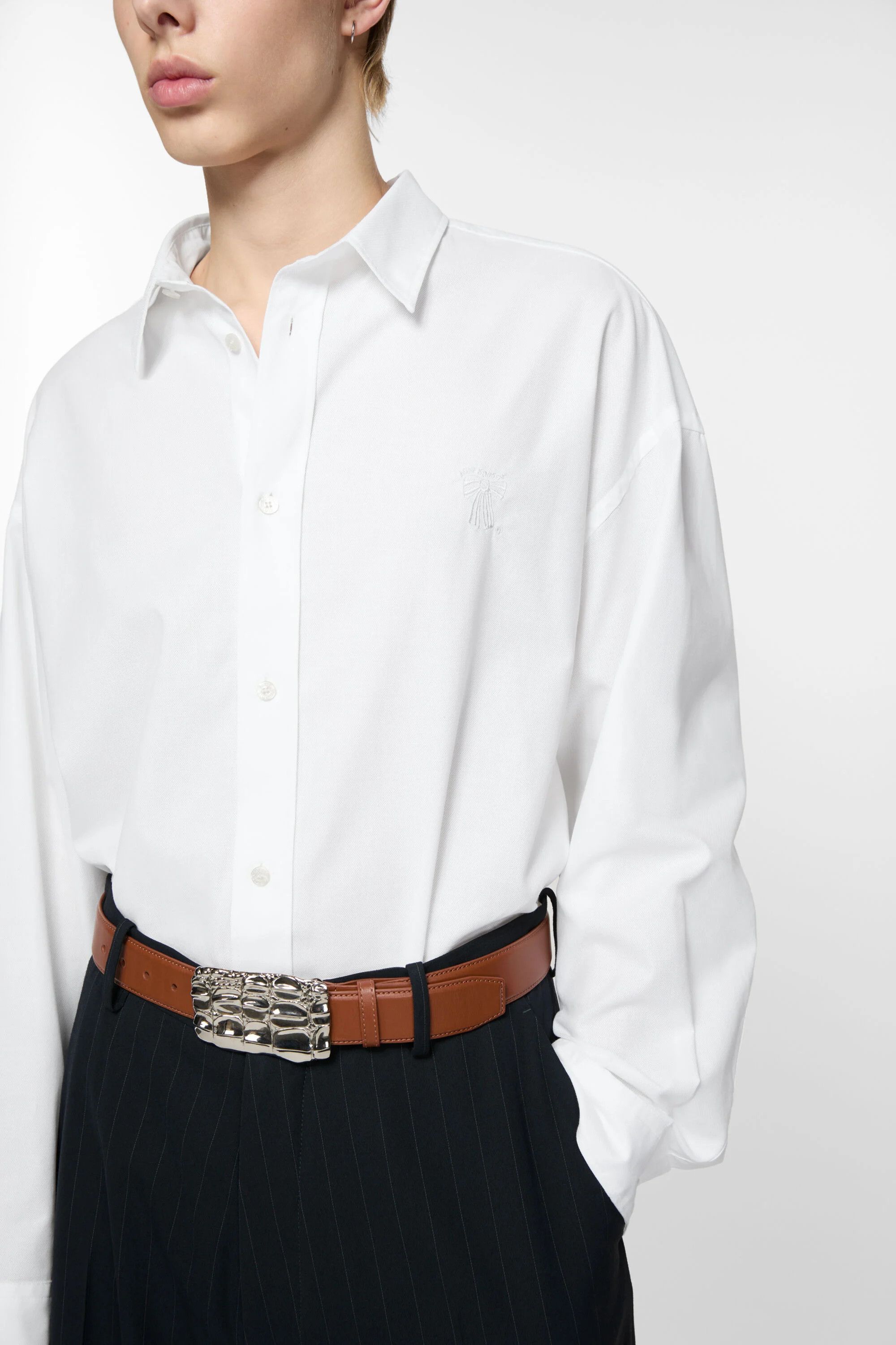 Acne Studios (Clean Out) 80% Sale, Acne Studio Oversized Oxford shirt XL Size US XL / EU 56 / 4 - 3 Thumbnail