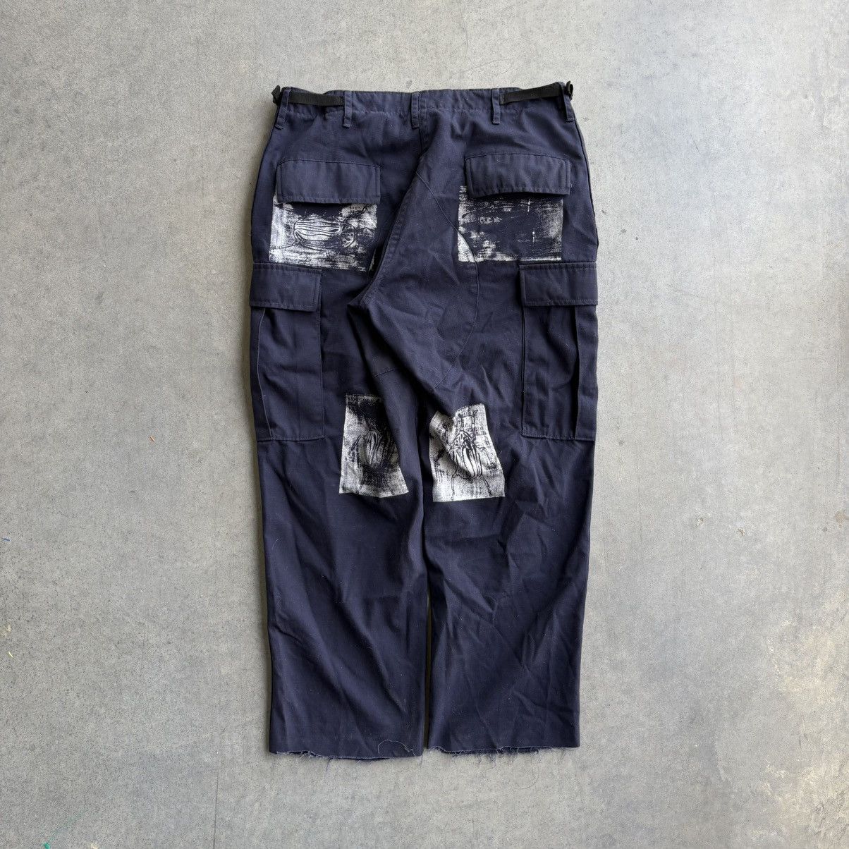 Other Vintage 90's Y2K Crazy Beetle Pants Military Cargo 31x32 Size US 31 - 2 Thumbnail