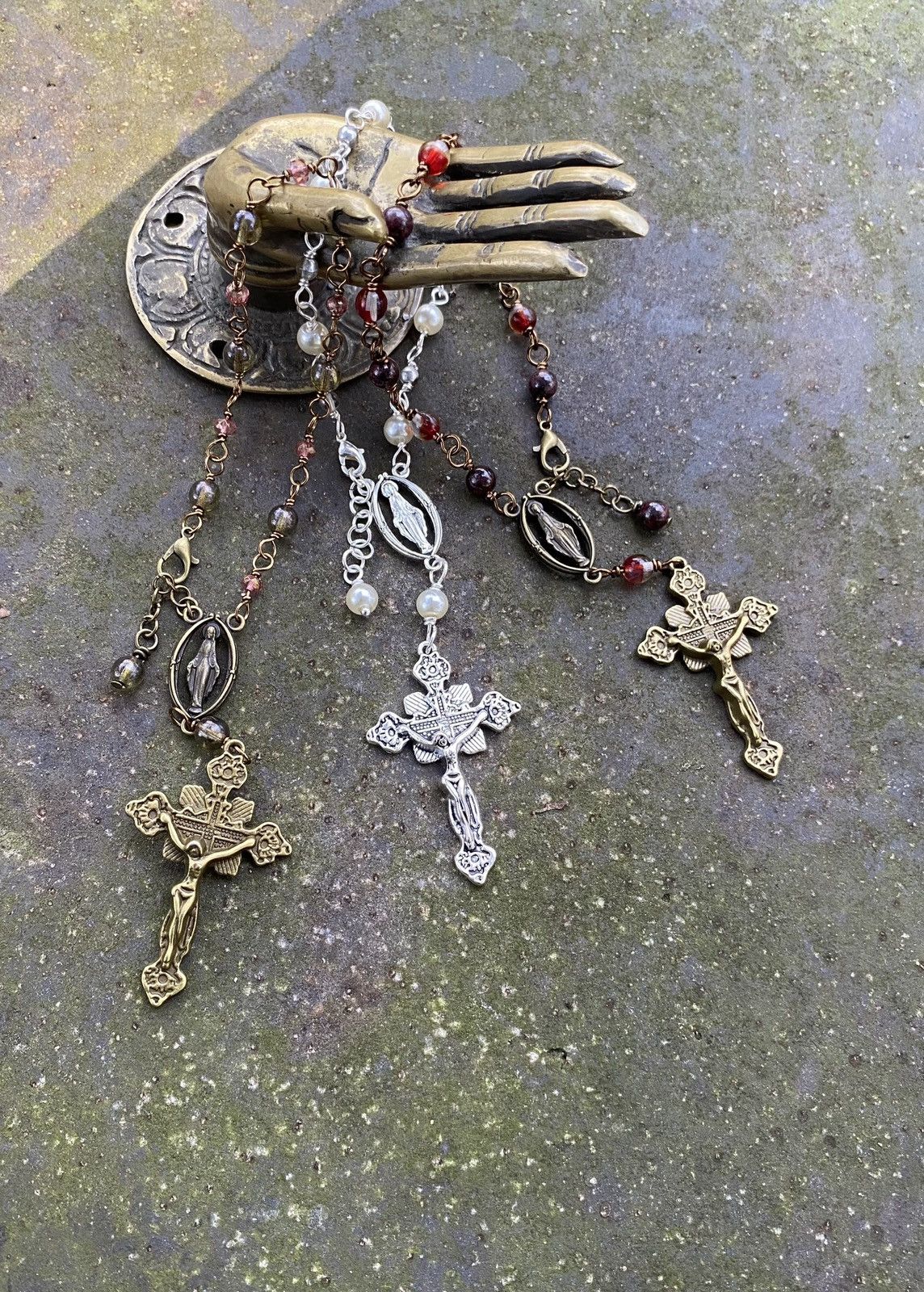Handmade Rosary Bracelet/Anklet Size ONE SIZE - 1 Thumbnail