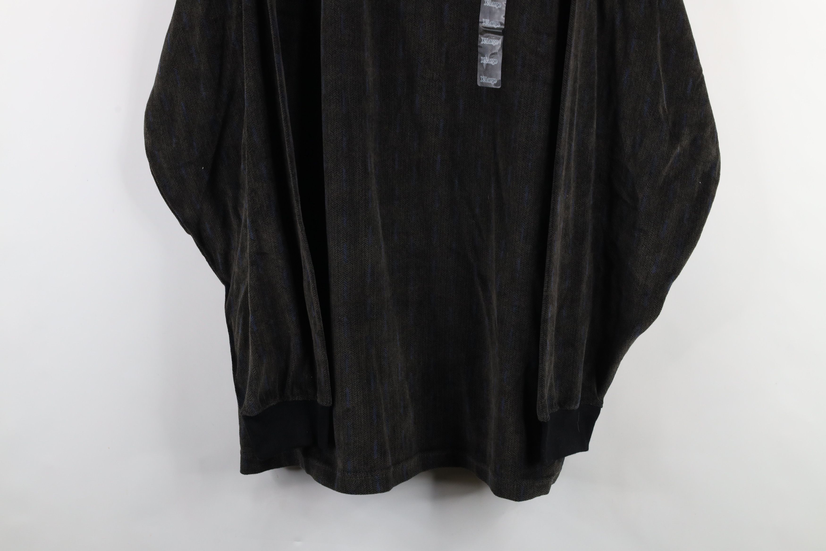Vintage Deadstock Vintage 90s Streetwear Fleece Long Sleeve Polo Size US XL / EU 56 / 4 - 3 Thumbnail