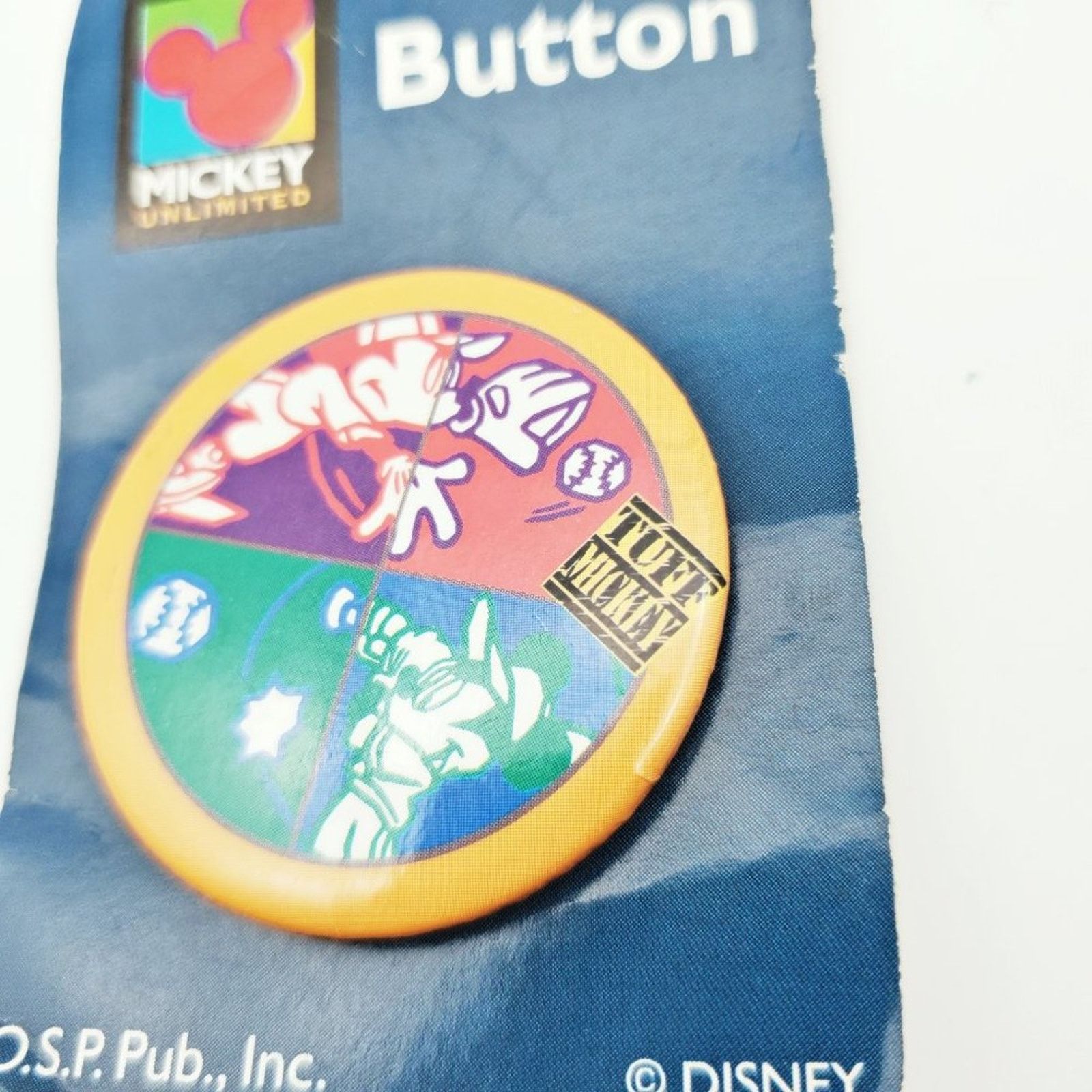 Disney Vintage Disney Unlimited Baseball Mickey Button Size ONE SIZE - 4 Thumbnail