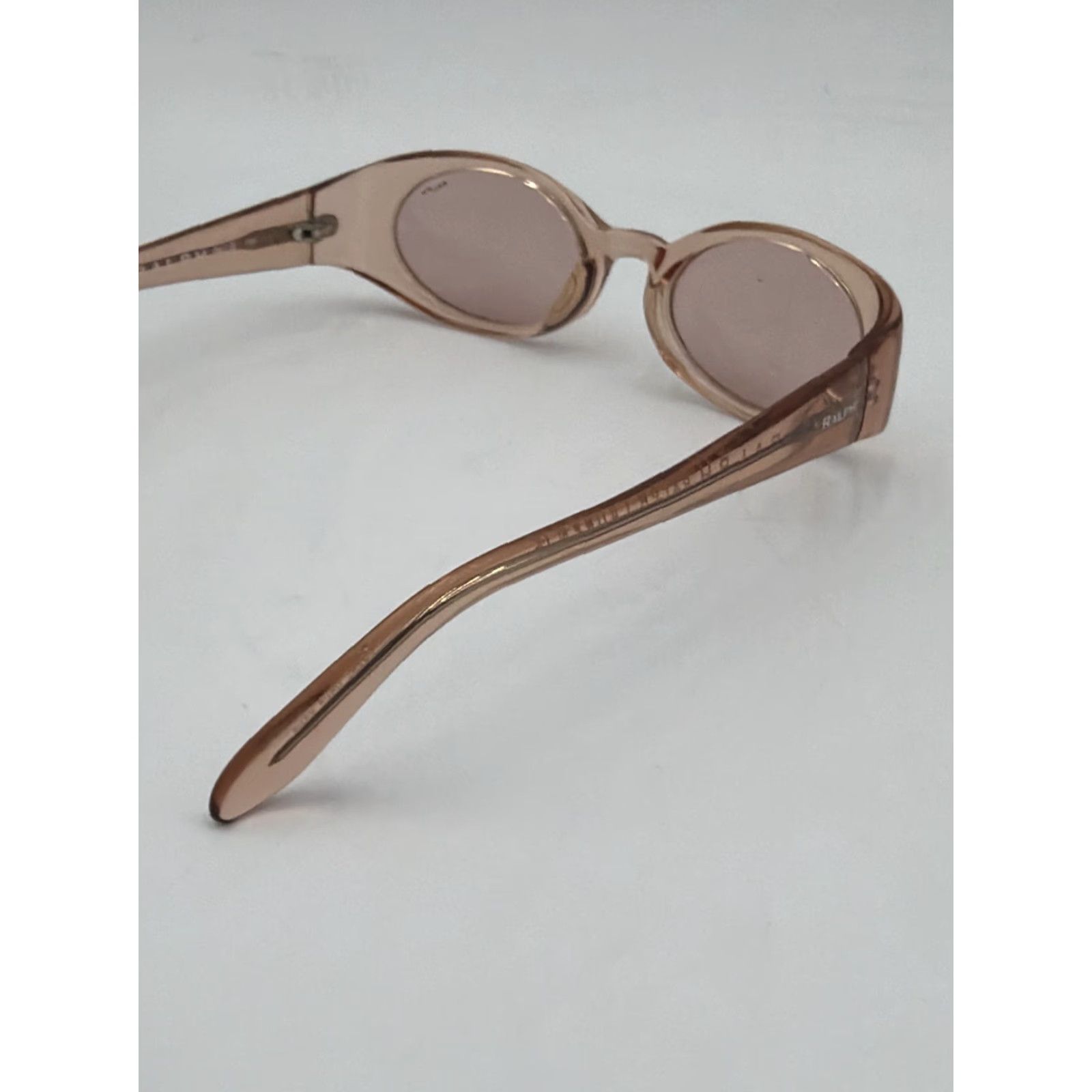 Ralph Lauren VINTAGE Ralph Lauren Sunglasses Frame 941/S 48-19-125 Frames Only Brown Tortoise Oval Plastic Men Womens Size ONE SIZE - 7 Thumbnail