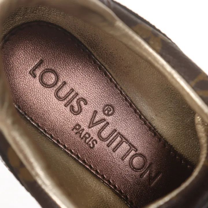 Louis Vuitton Louis Vuitton Fashionable Brown Leather Sneakers -2508 Size US 5 / EU 37 - 7 Thumbnail