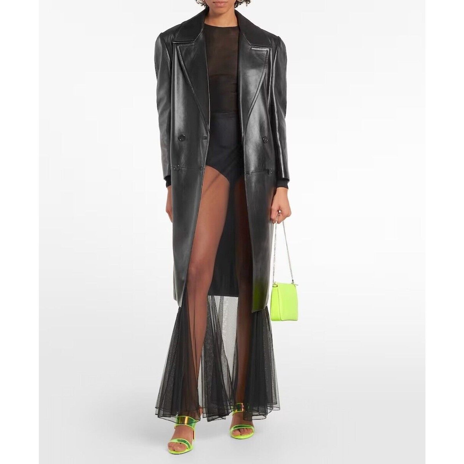 Christian Louboutin Christian Louboutin Just Loubi 85mm Mules PVC Neon 37 Size US 7 / IT 37 - 9 Thumbnail