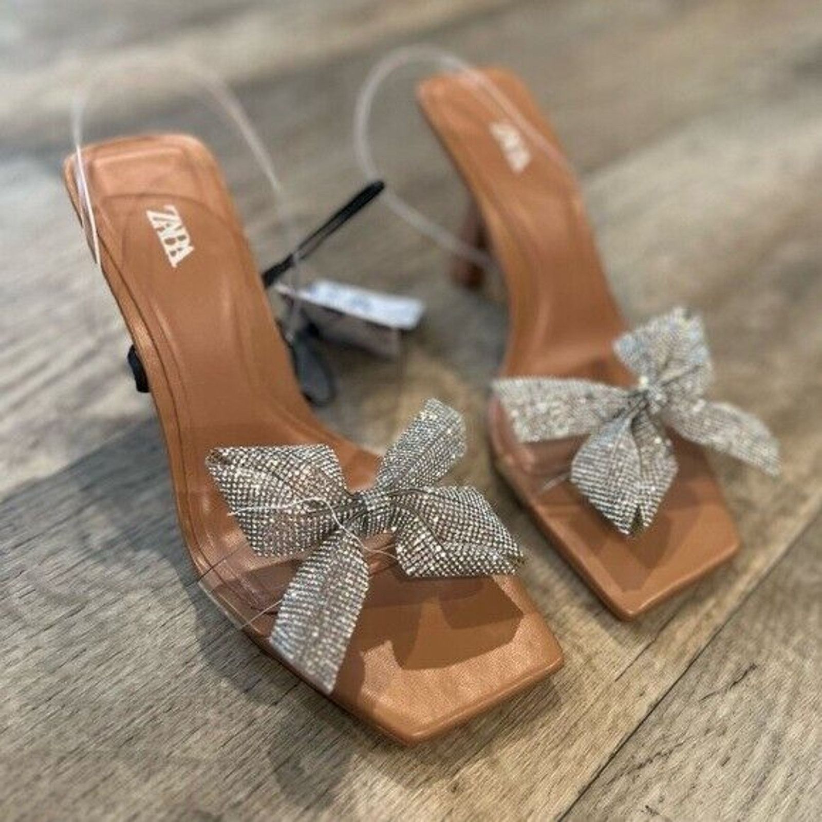 Zara ZARA BLOGGER FAVE!!! Embellished Heels NWT (US 8) Size US 10 / IT 40 - 10 Thumbnail