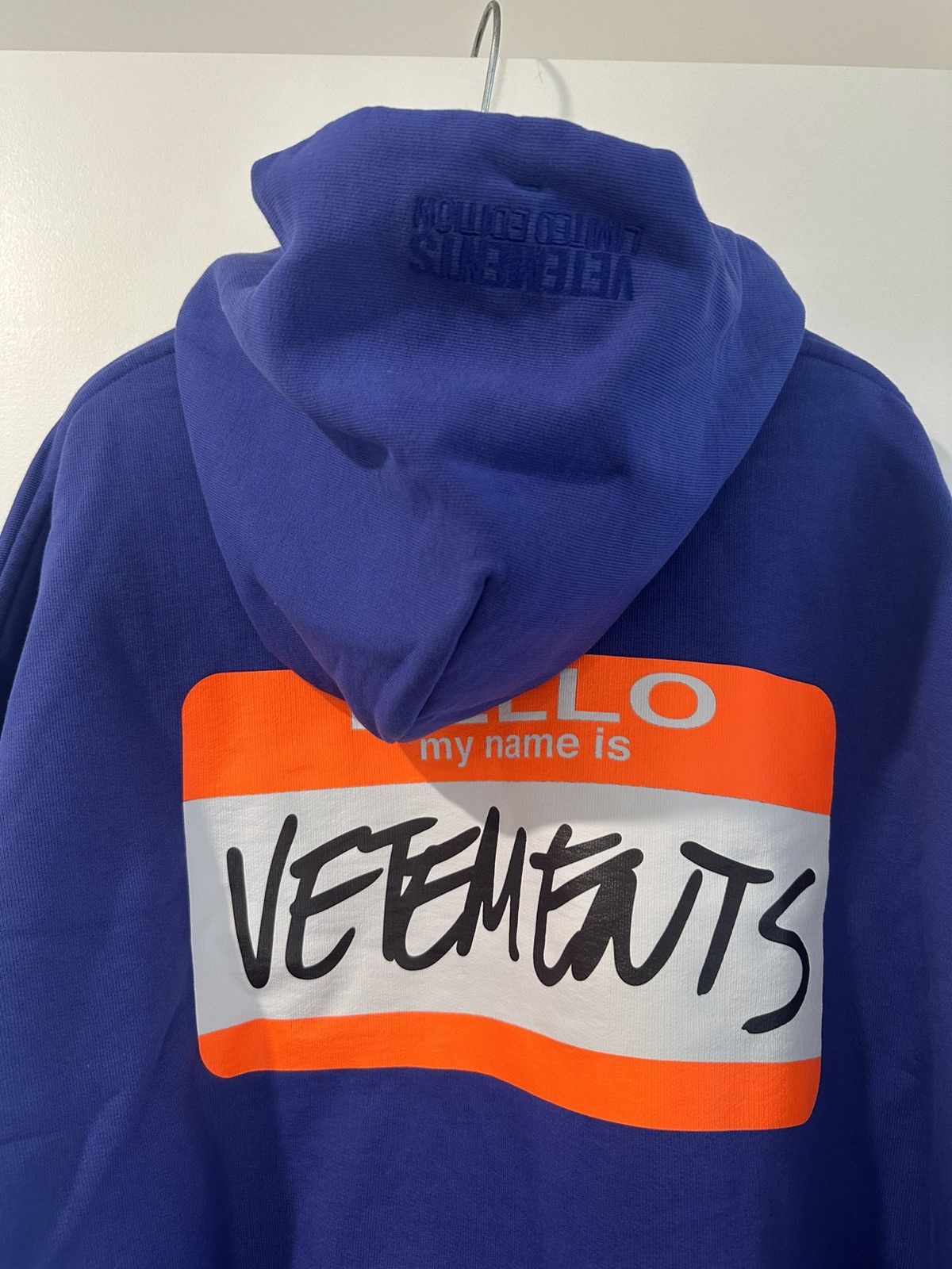 Vetements Hello My name is vetements hoodie Size US S / EU 44-46 / 1 - 3 Thumbnail