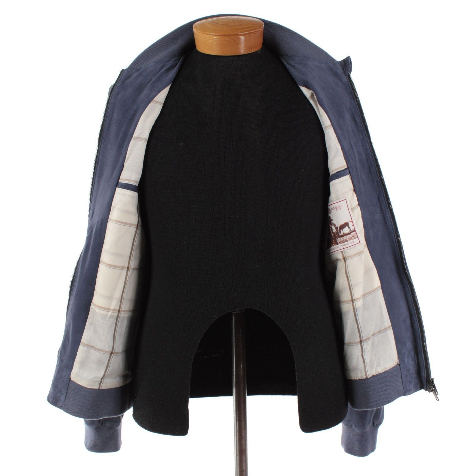 Luciano Barbera Luciano Barbera Jacket Size M US In Blue Suede Size US M / EU 48-50 / 2 - 6 Thumbnail