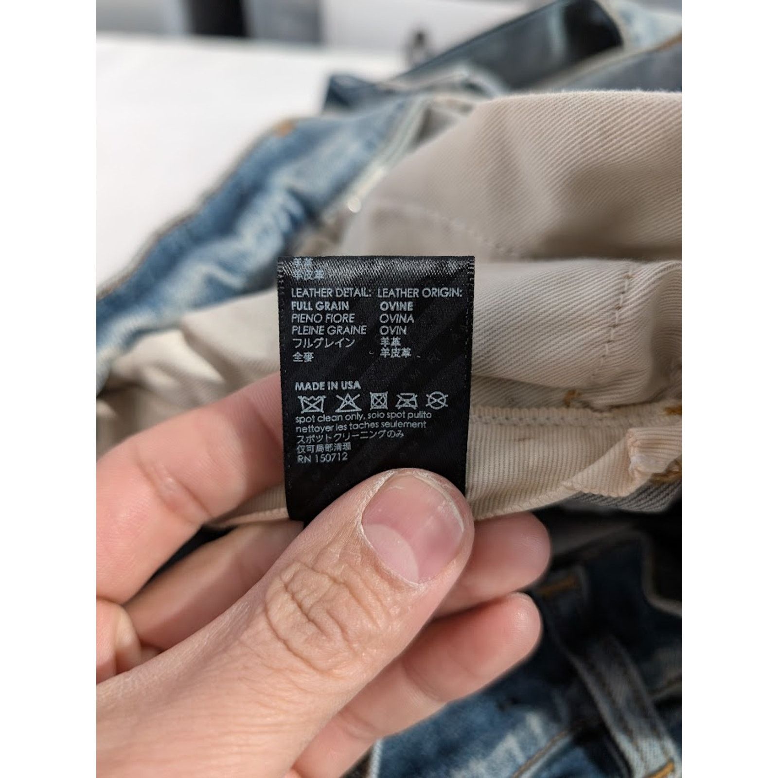 Amiri o1rshd1 Dragon MX1 Jeans in Vintage Indigo Size US 34 / EU 50 - 20 Thumbnail