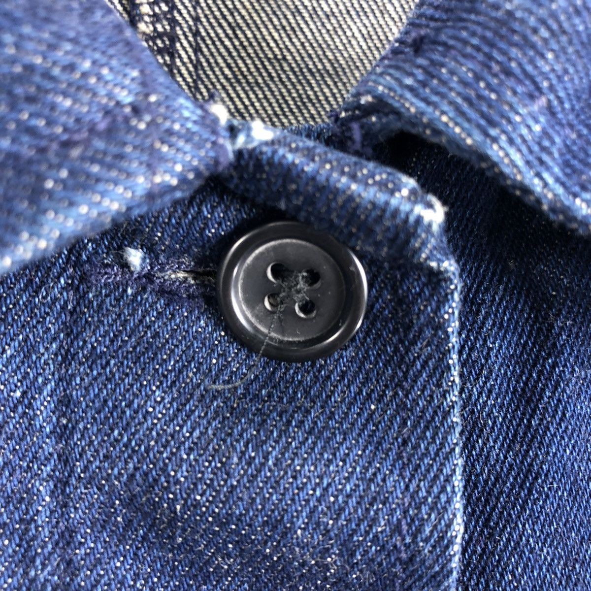 Japanese Brand Vintage 90's Denim Chore Jacket Workwear by Laseduire 405 Size US S / EU 44-46 / 1 - 12 Thumbnail