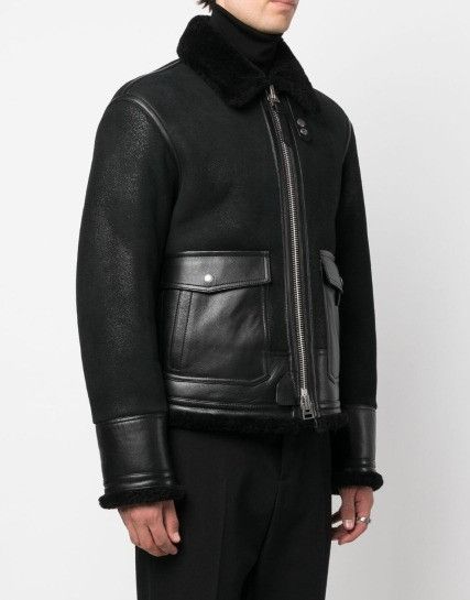 Tom Ford o1sm1stk0124 Mustang Jacket in Black Size US L / EU 52-54 / 3 - 3 Thumbnail