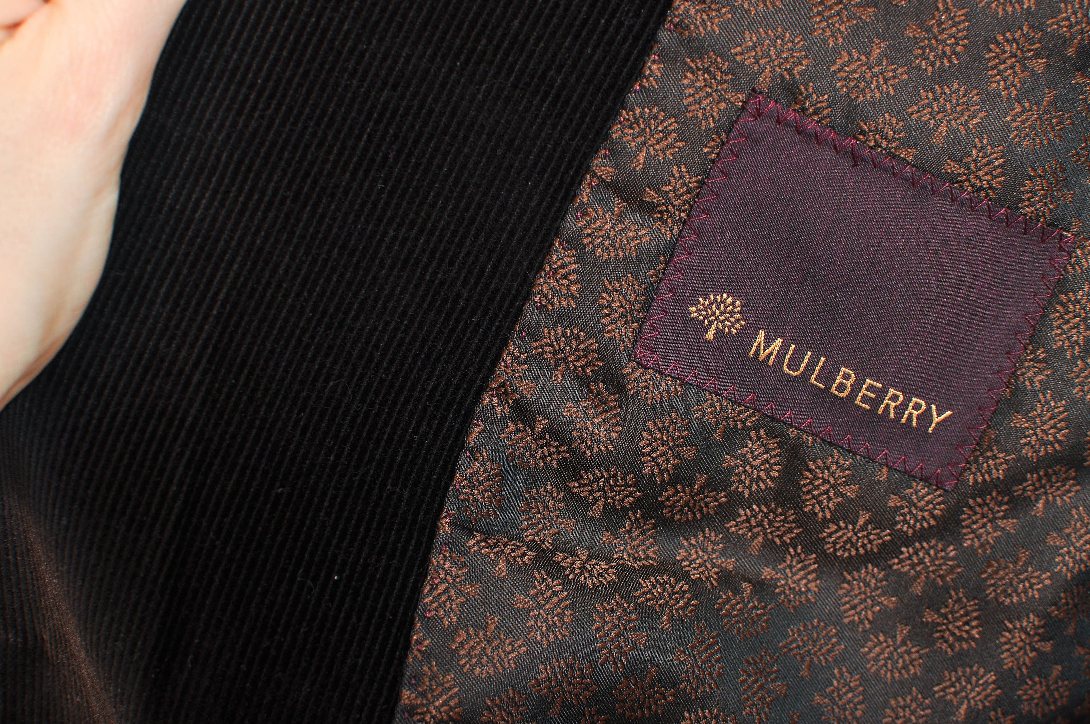 Mulberry Dark brown Mulberry corduroy blazer jacket Size 44R - 5 Thumbnail