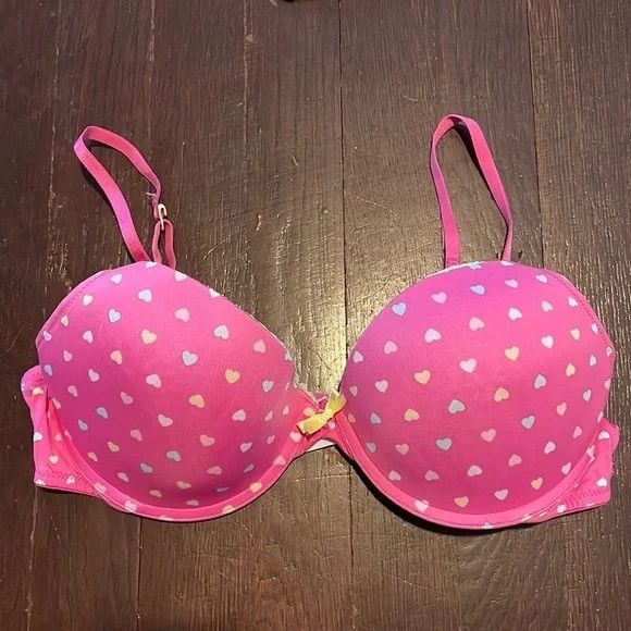 Other Women's Xhilaration Push Up Bra Lingerie With Hearts 36C Size ONE SIZE - 1 Thumbnail