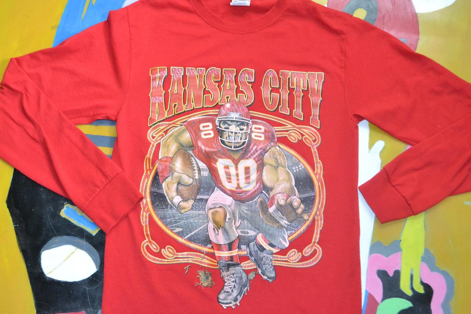 Unknown London Vintage Kansas City Long Sleeve T-Shirt Size US L / EU 52-54 / 3 - 2 Thumbnail
