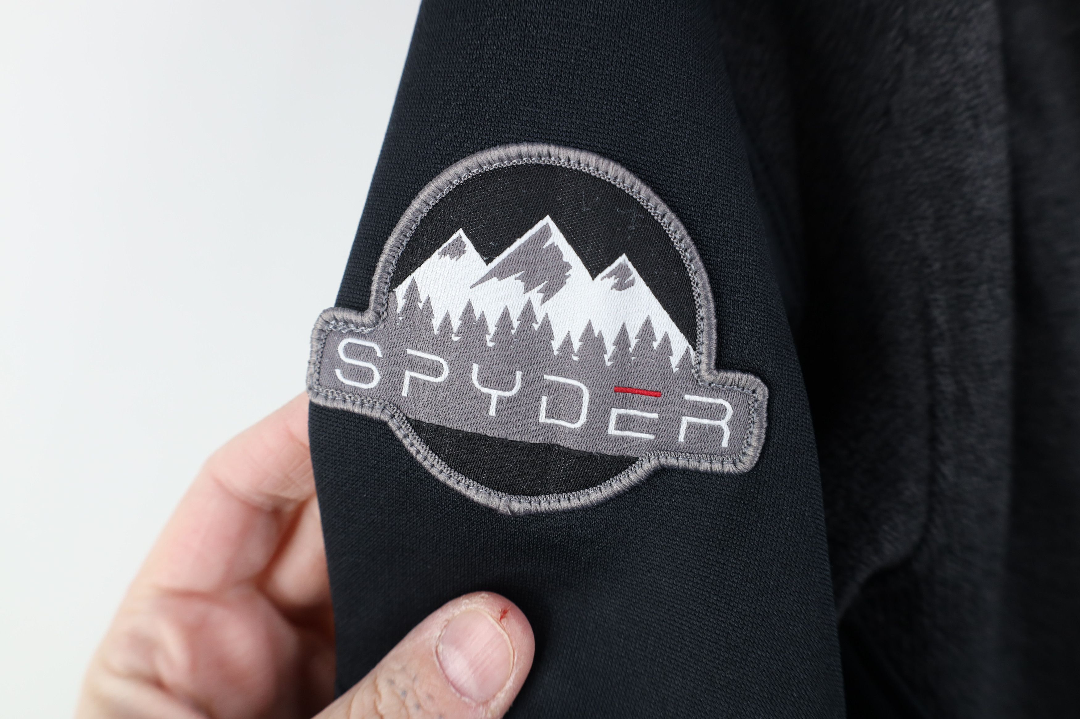 Spyder Spyder Jacquard Fleece Knit Foremost Full Zip Jacket Gray Size US XL / EU 56 / 4 - 5 Thumbnail