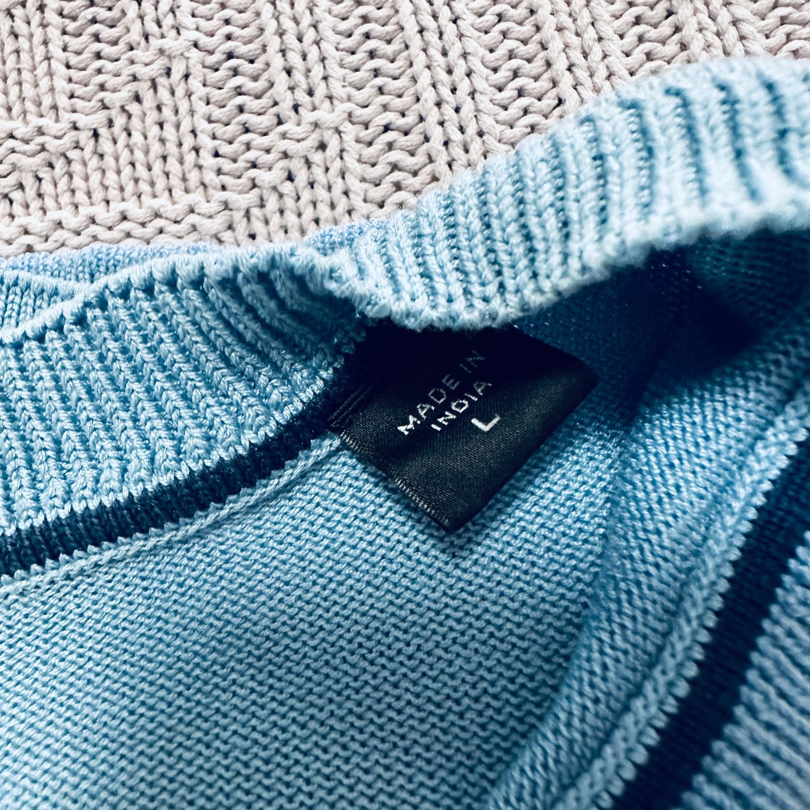 Greg Norman Greg Norman blue vneck cotton sweater Size US L / EU 52-54 / 3 - 5 Thumbnail