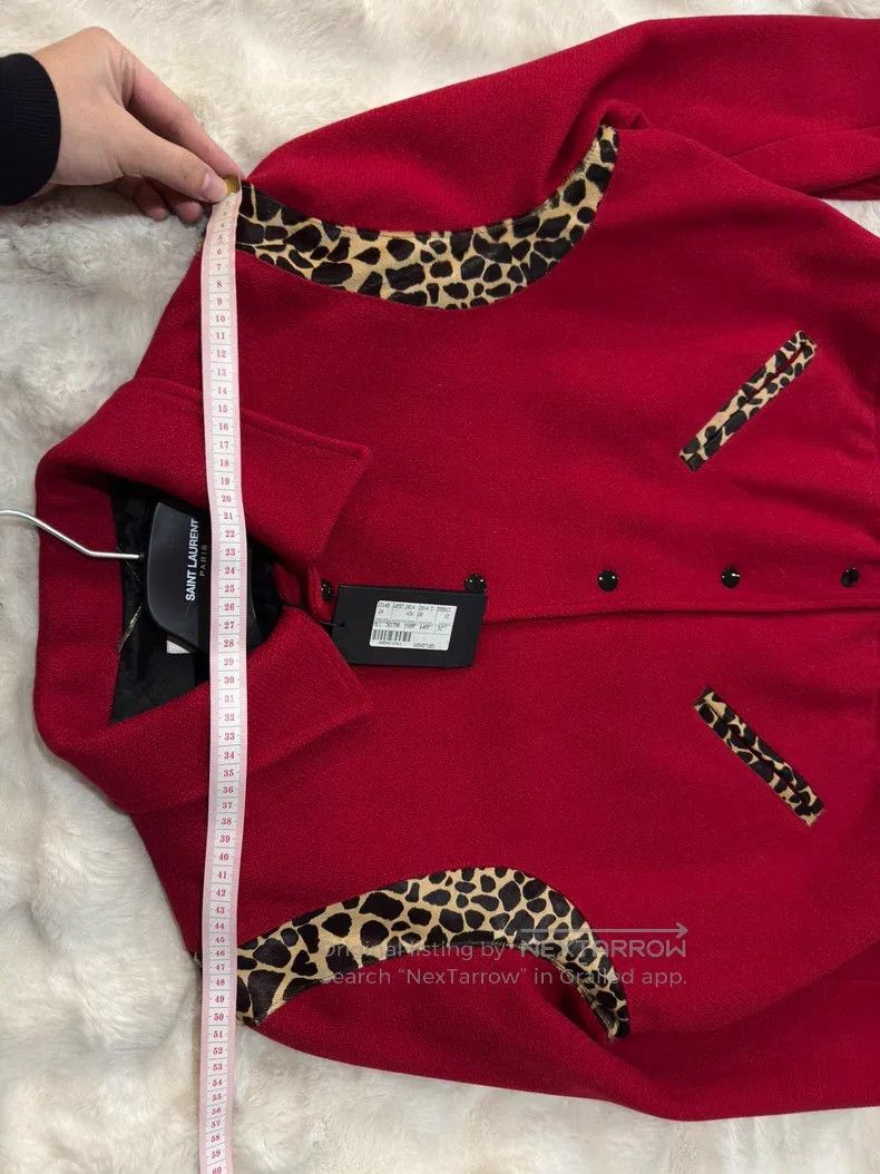Saint Laurent Paris Saint Laurent Paris Original Red Panther Print Baseball Ja Size US L / EU 52-54 / 3 - 7 Thumbnail
