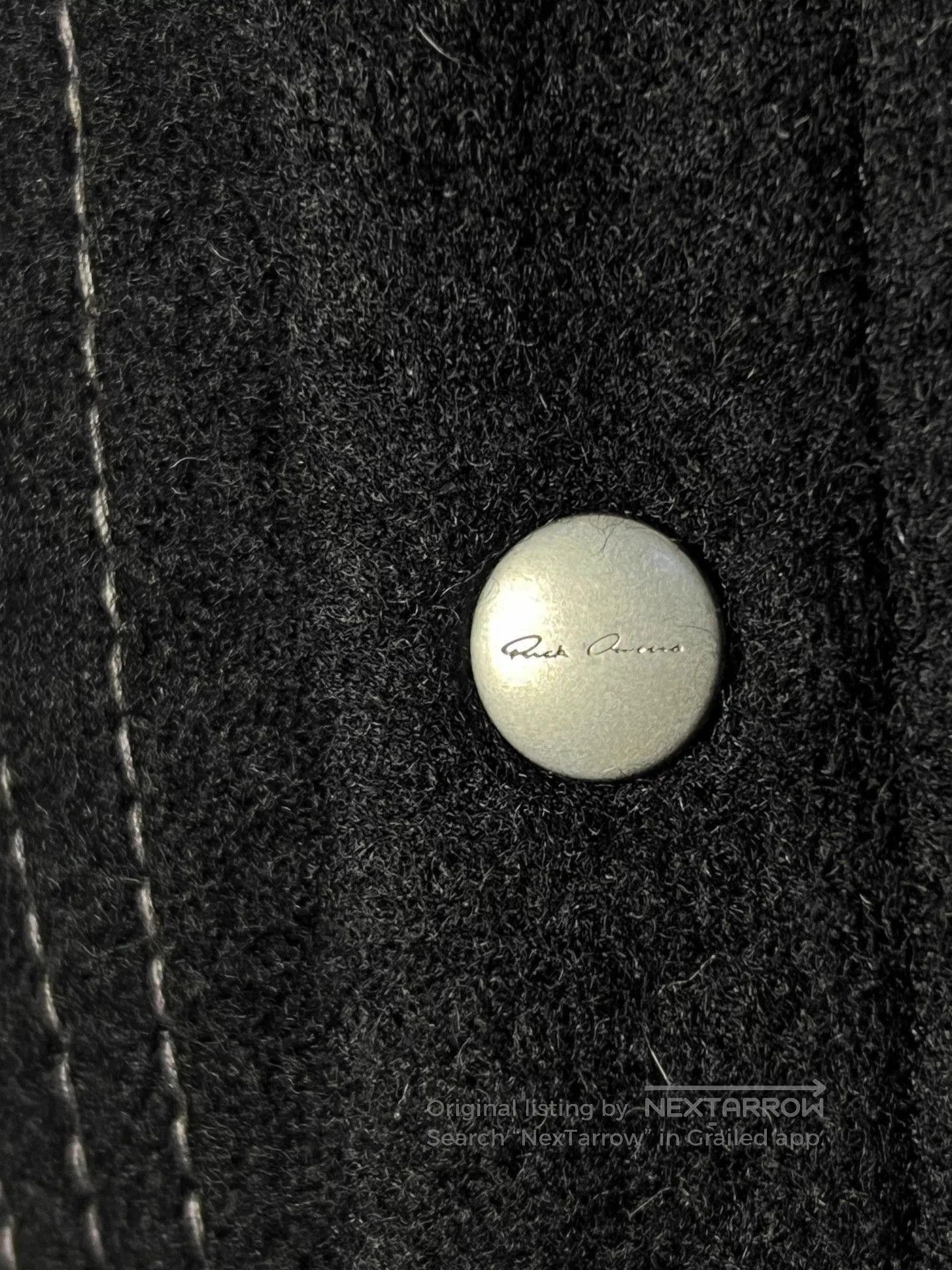 Rick Owens Black Sunburst Stripe Button-Up Shirt. Size US S / EU 44-46 / 1 - 6 Thumbnail