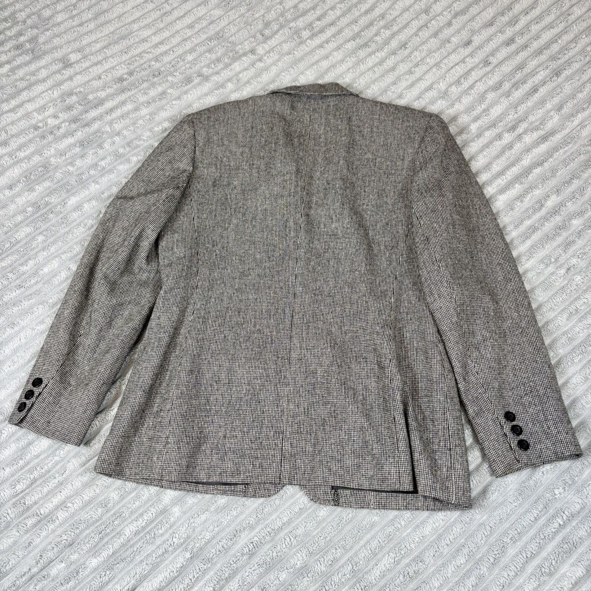 Pendleton Vintage Pendleton Blazer Womens 6 Black Plaid Houndstooth Size L / US 10 / IT 46 - 7 Thumbnail
