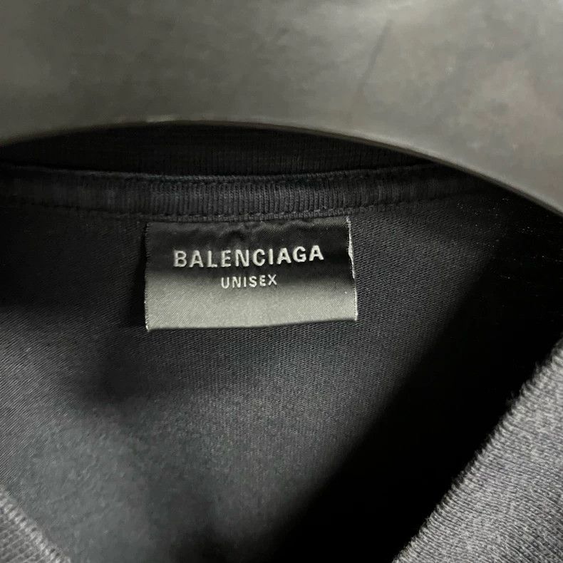 Balenciaga Balenciaga Black monogrammed architectural print crew neck Size US XL / EU 56 / 4 - 2 Thumbnail