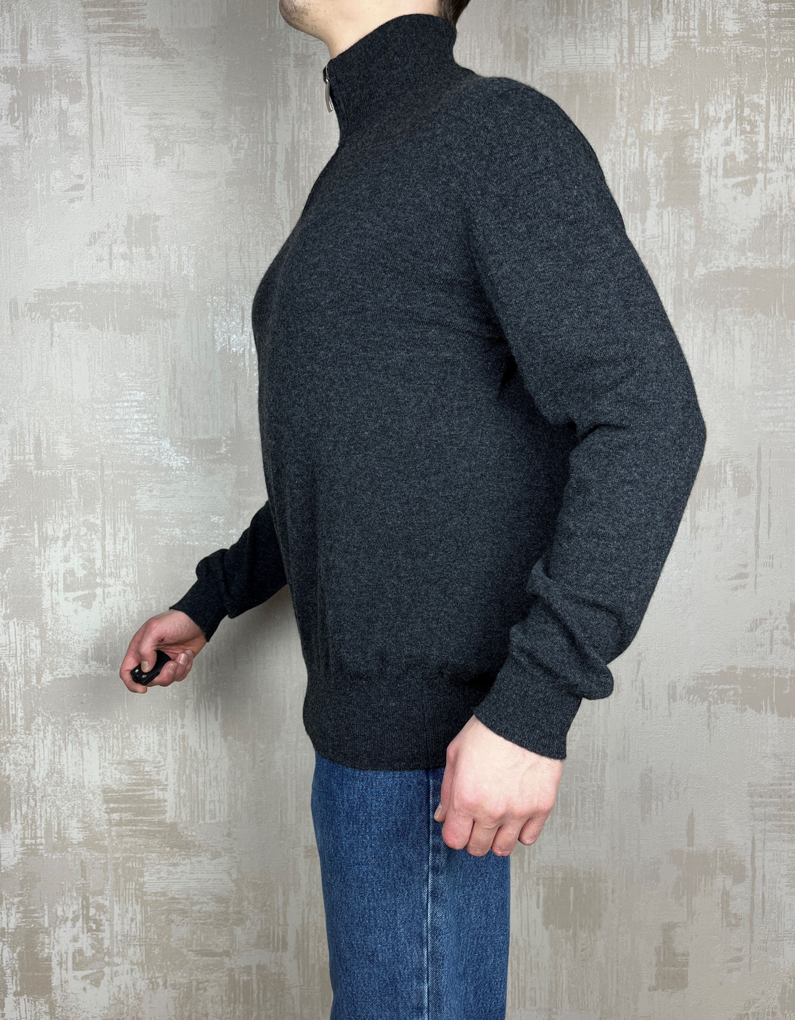 Scott & Charters Scott & Charters Half Zip Wool Sweater Made in Scotland Size US XL / EU 56 / 4 - 11 Thumbnail