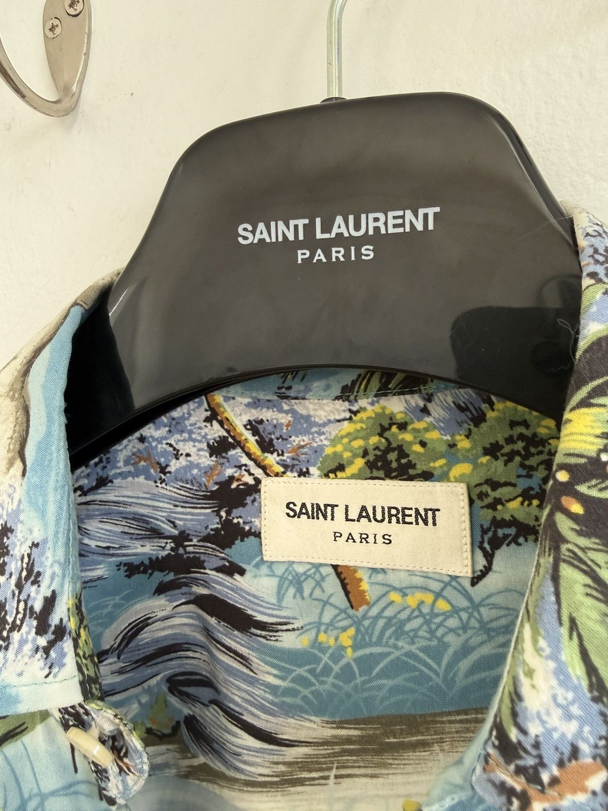 Saint Laurent Paris SS16 “Surf Sound” Saint Laurent Paris Palm Waves Shirt Size US S / EU 44-46 / 1 - 3 Thumbnail