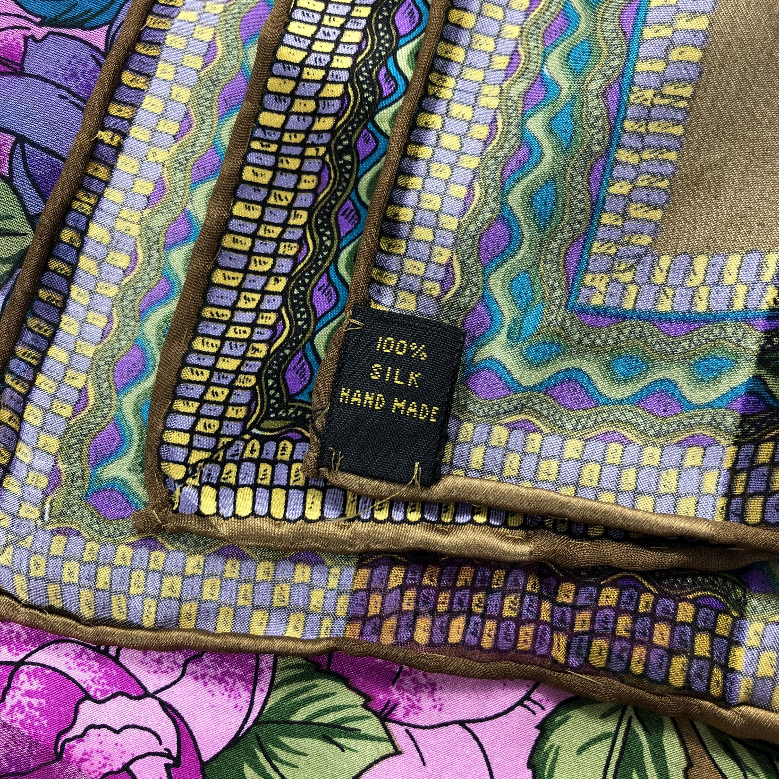 Vintage Vintage Silk Scarf Size ONE SIZE - 5 Thumbnail