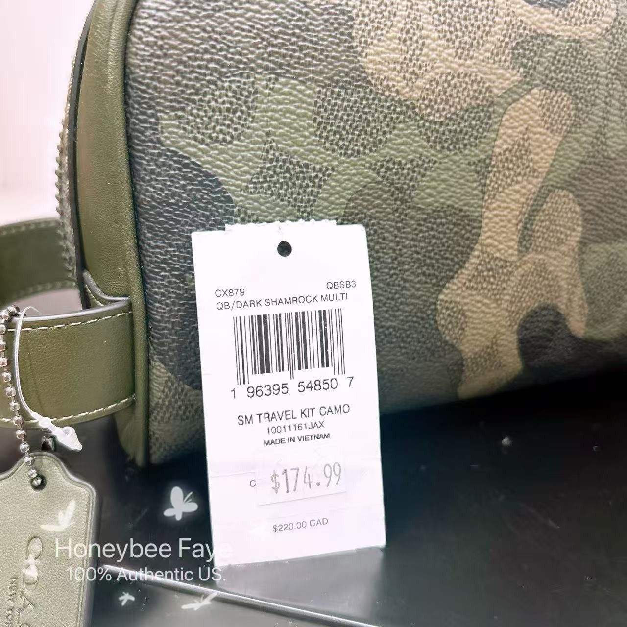 Coach Small Travel Kit In Signature Camo Print CX879 Size ONE SIZE - 5 Thumbnail