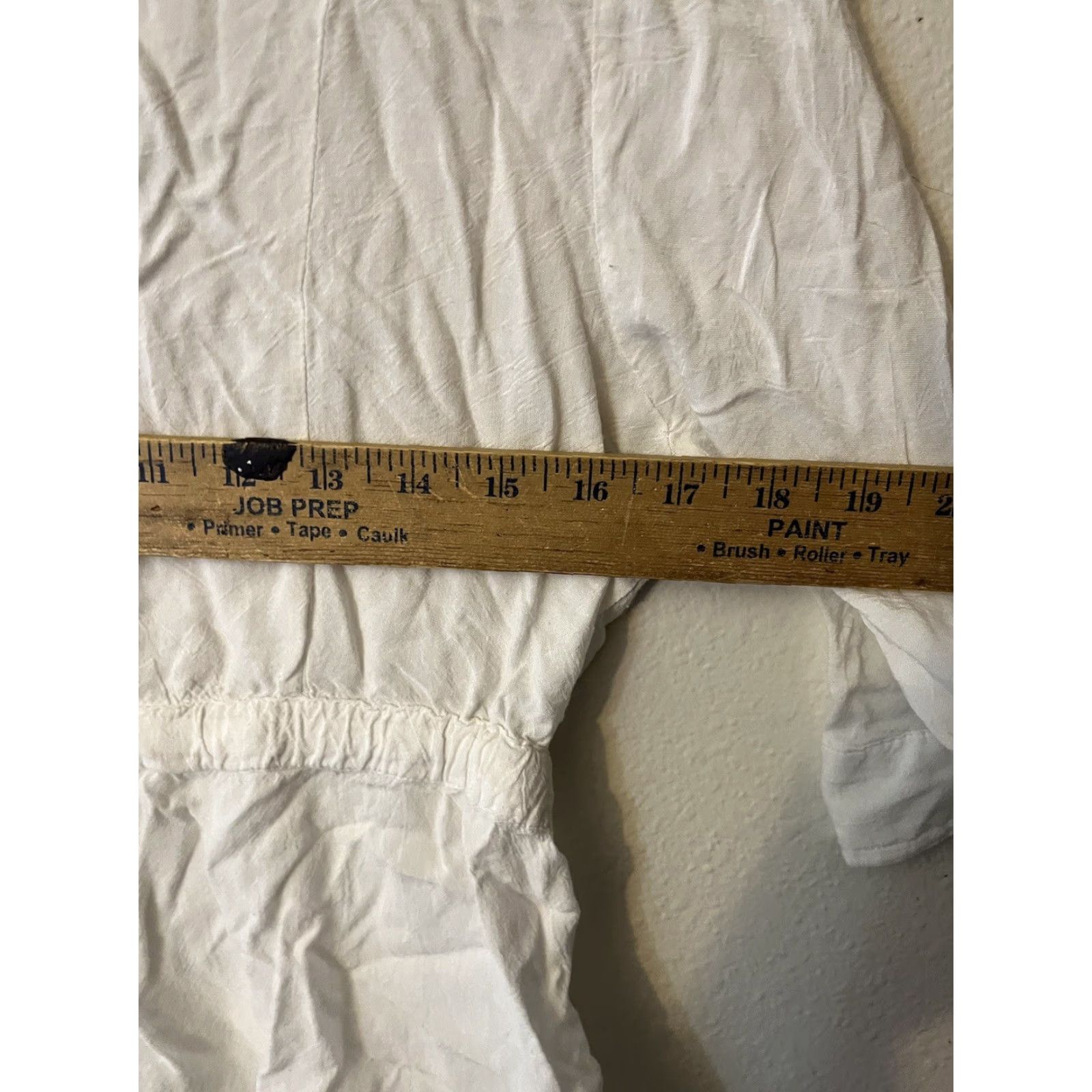 Vintage Basic Edge Clothing Jacket Cotton Blend Gauze Womens White L 3/4 Sleeve Full Zip Mock Neck Pockets Size L / US 10 / IT 46 - 5 Thumbnail