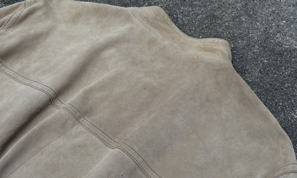 Prada 2009 Suede Leather Jacket Size US L / EU 52-54 / 3 - 9 Thumbnail