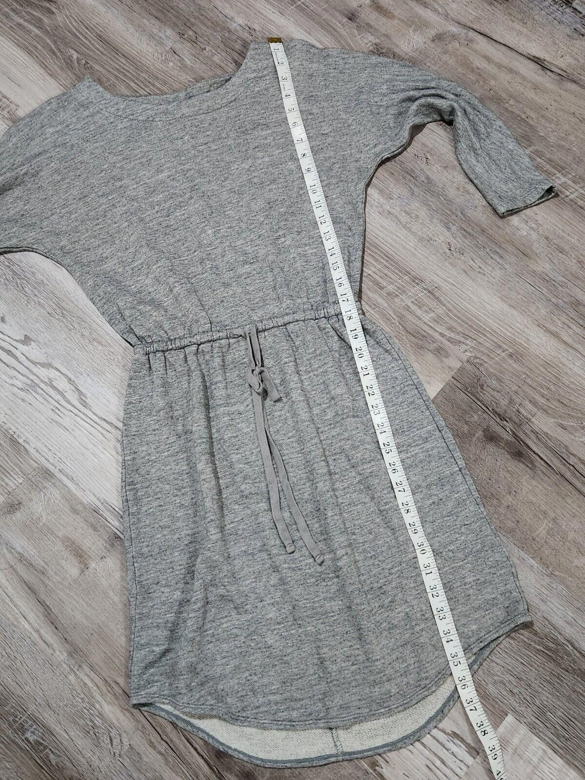 Old Navy Old Navy Dress Small Jersey Grey Scoop Hem Sheath 3/4 Sleeve Size S / US 4 / IT 40 - 7 Thumbnail