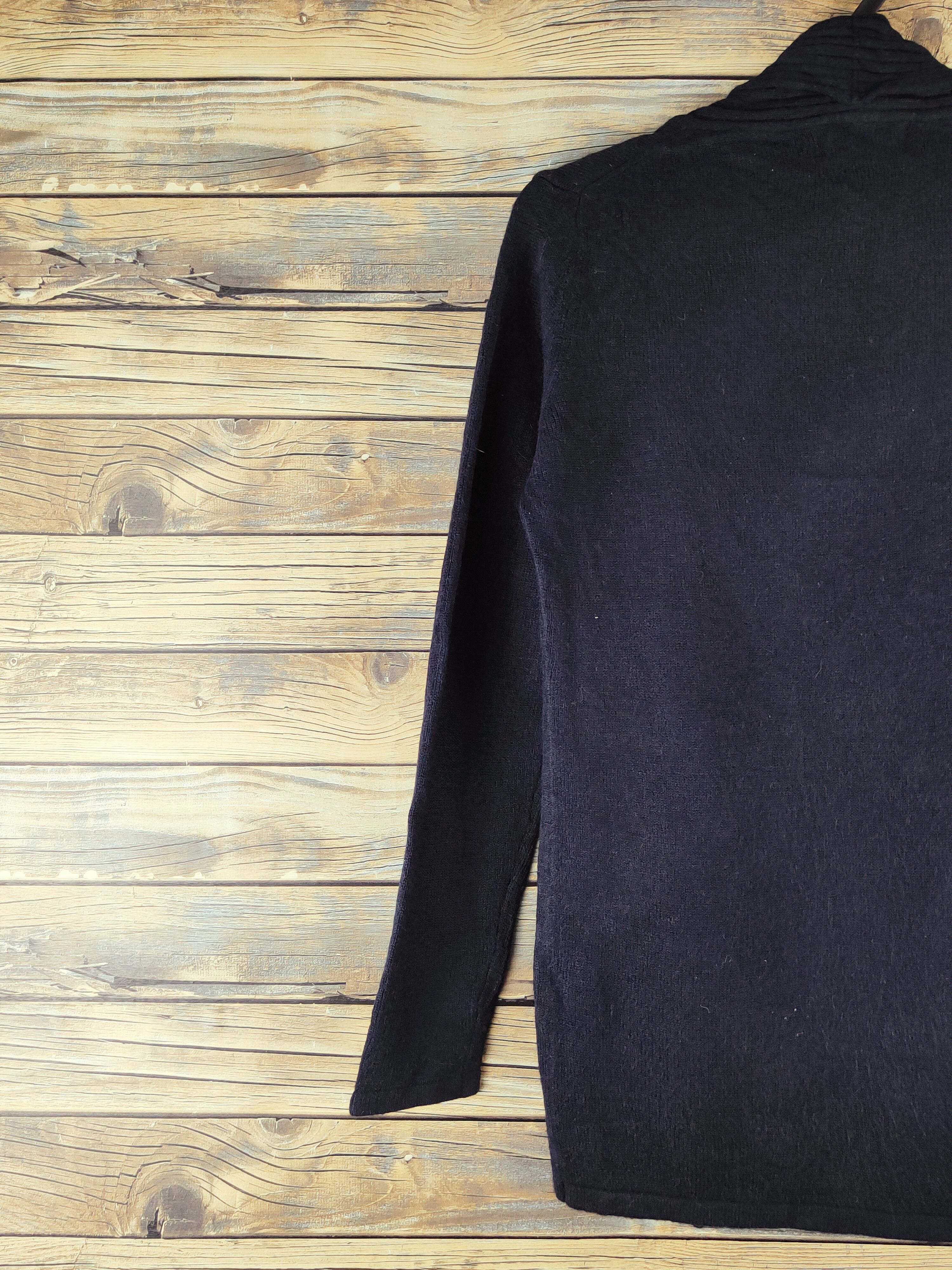 Homespun Knitwear × Japanese Brand G2fix Black Knitwear Cardigan #W1171 Size S / US 4 / IT 40 - 8 Thumbnail