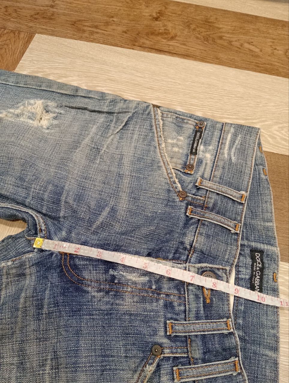 Dolce & Gabbana DOLCE & GABBANA BLUE DENIM DISTRESSED PANTS Size US 32 / EU 48 - 18 Thumbnail