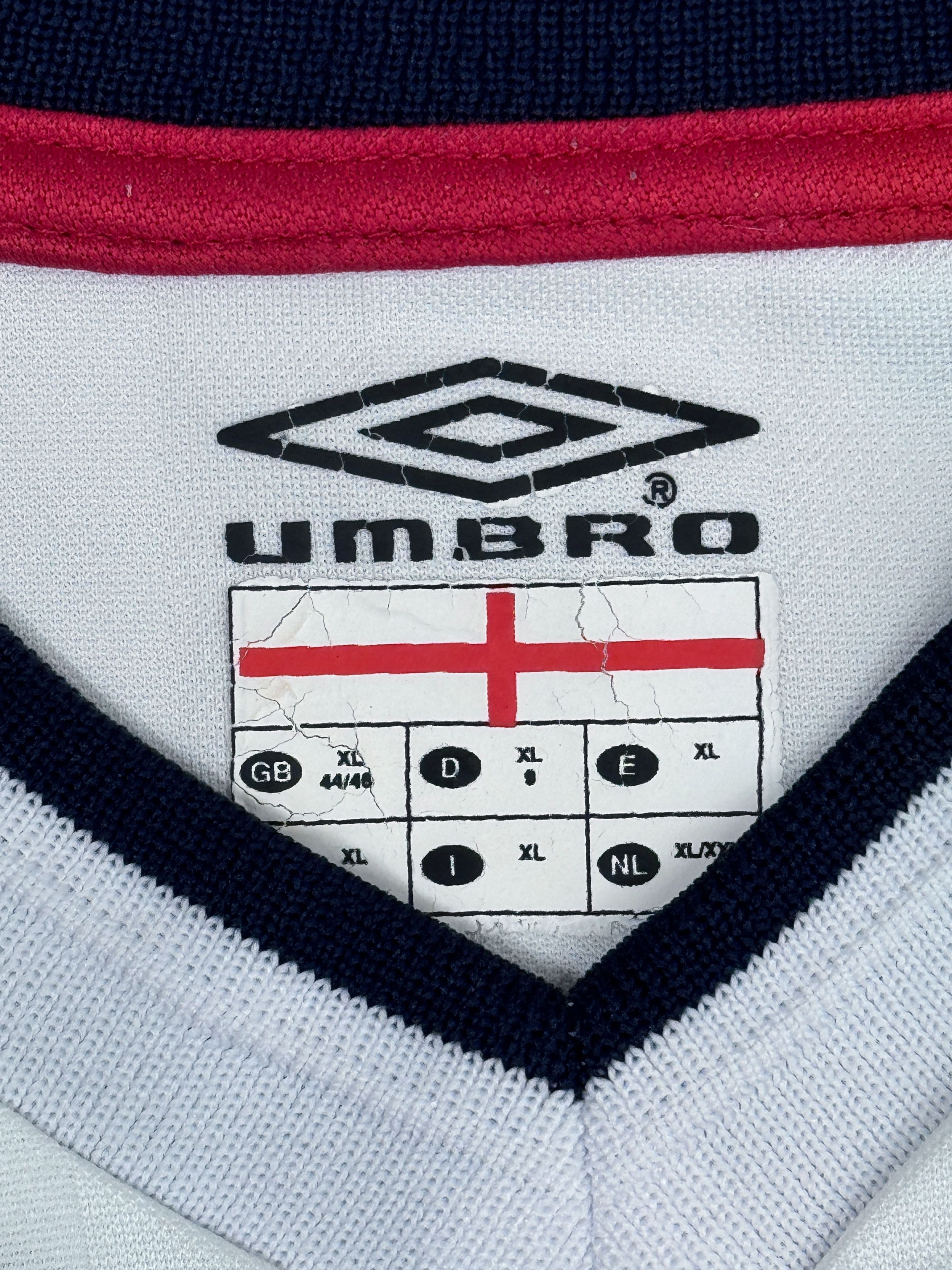 Umbro × Vintage Vintage 2001 England Home Shirt by Umbro Size US L / EU 52-54 / 3 - 5 Thumbnail