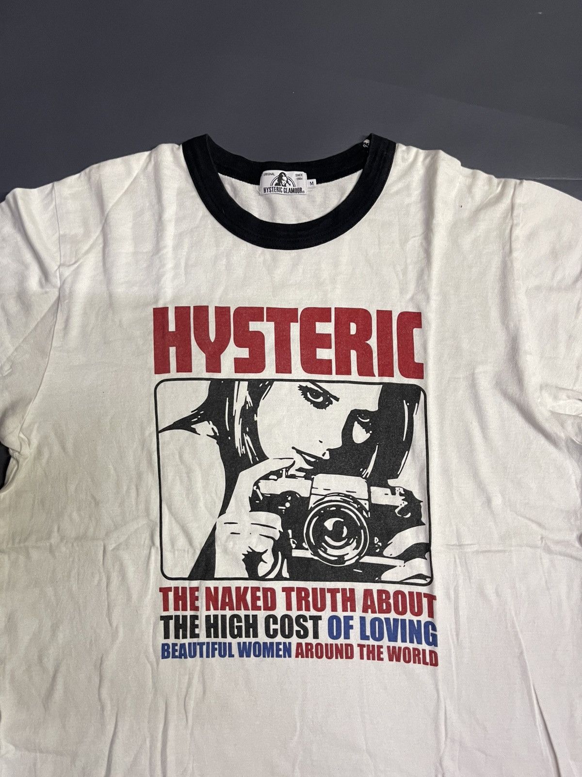 Hysteric Glamour × Japanese Brand RARE Hysteric Glamour Naked Truth / Graphic T Shirt Size US L / EU 52-54 / 3 - 5 Thumbnail