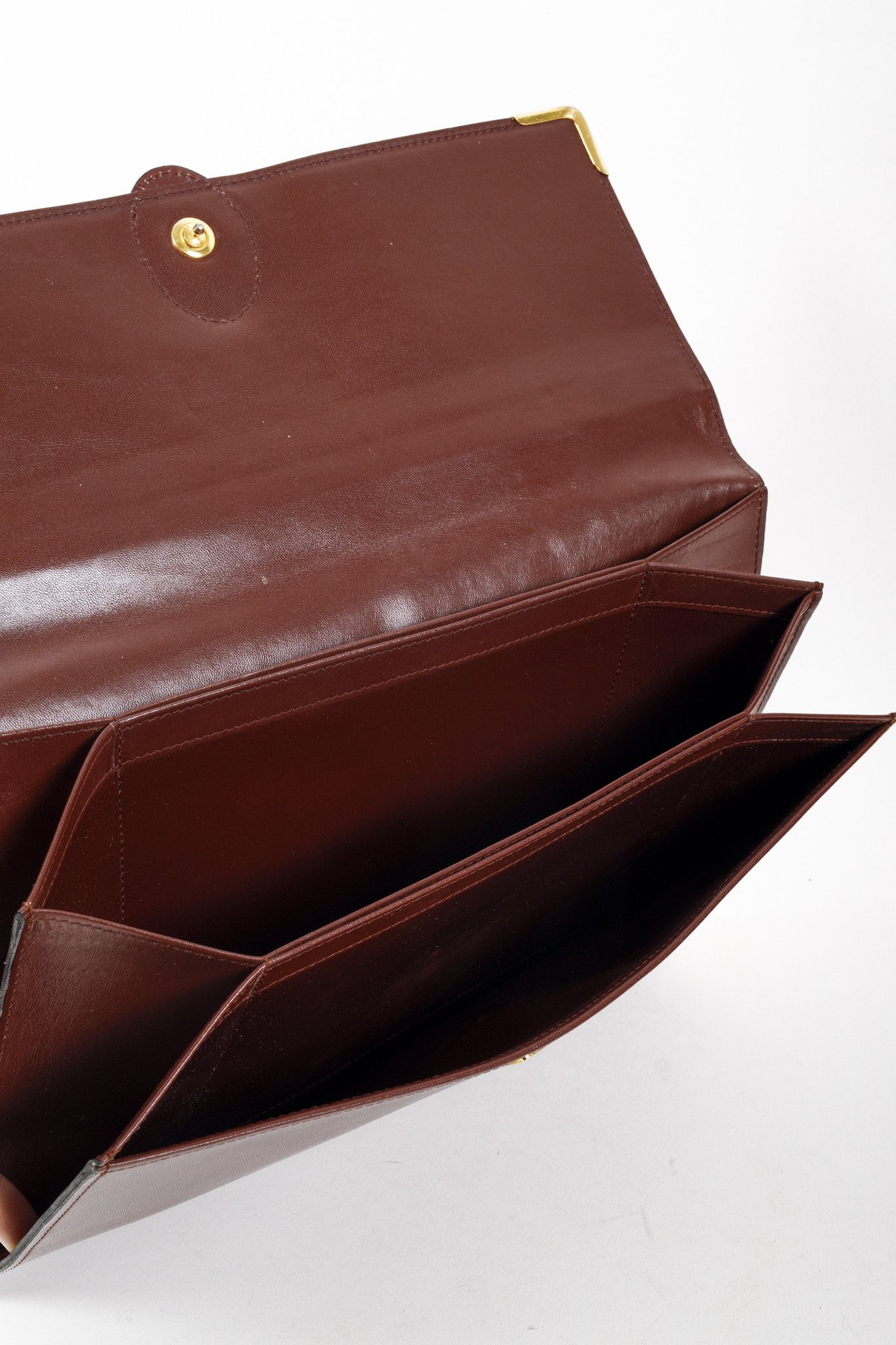 Cartier Cartier Logo Red Burgundy Leather Vintage Document Case Size ONE SIZE - 11 Thumbnail