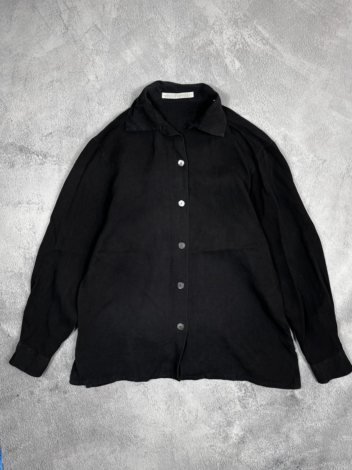 Japanese Brand × Vintage Vintage Y2K sophisticated silk shirt old money style S Size US S / EU 44-46 / 1 - 1 Thumbnail