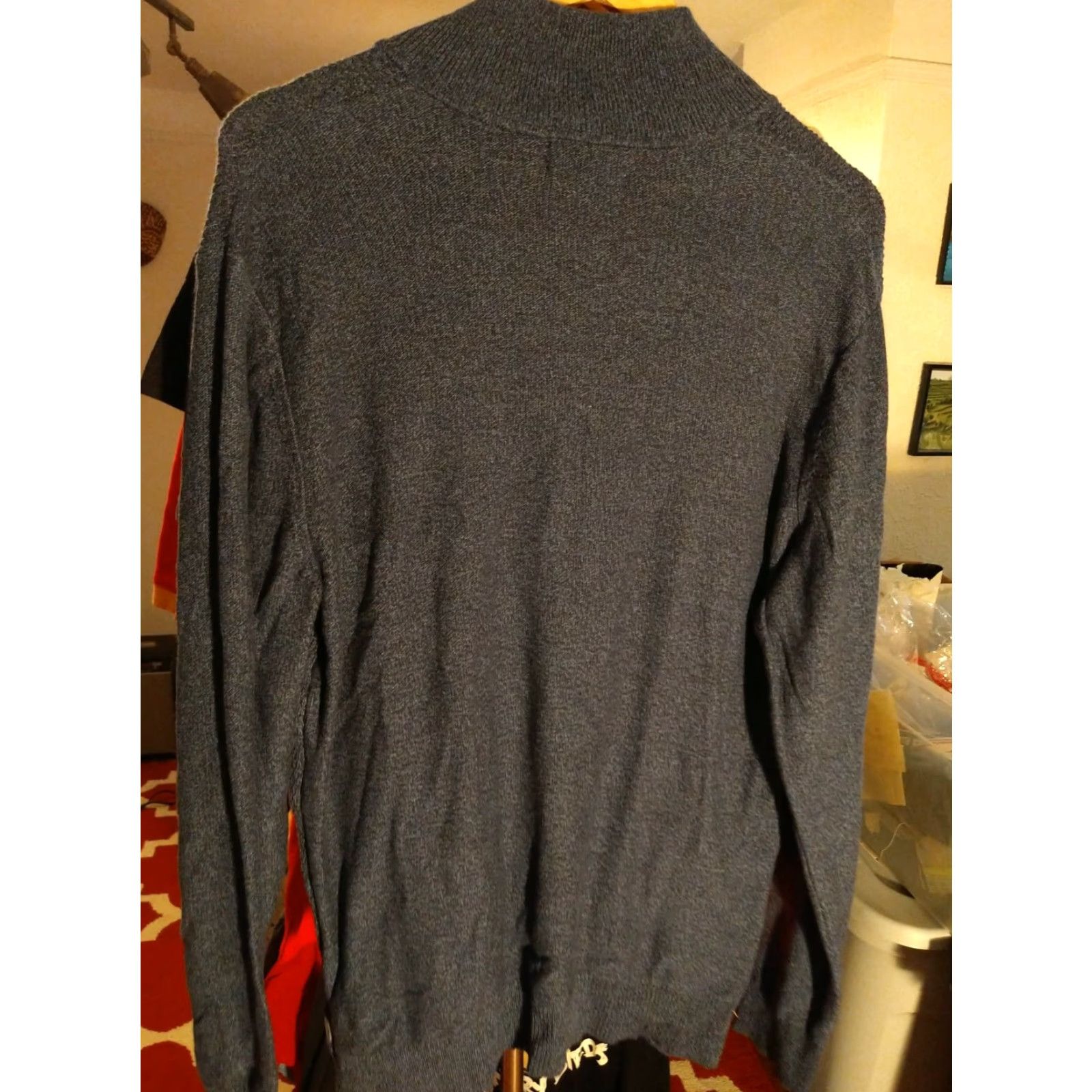 Calvin Klein VINTAGE? Brand New Calvin Klein Pullover Sweater Cadet Grindle XL Blue Cable-Knit 100% Cotton Men Sweater NWT Size US XL / EU 56 / 4 - 3 Thumbnail