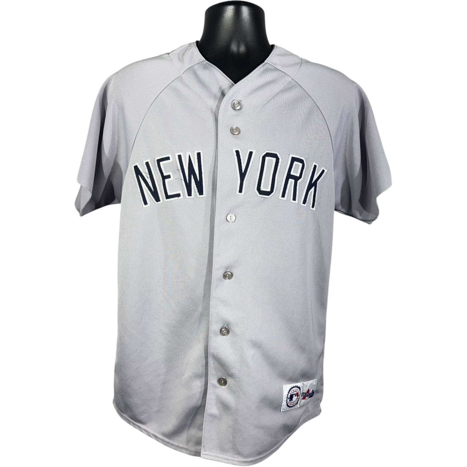 Majestic Vintage Majestic New York Yankees Spellout MLB Jersey Size US L / EU 52-54 / 3 - 1 Thumbnail