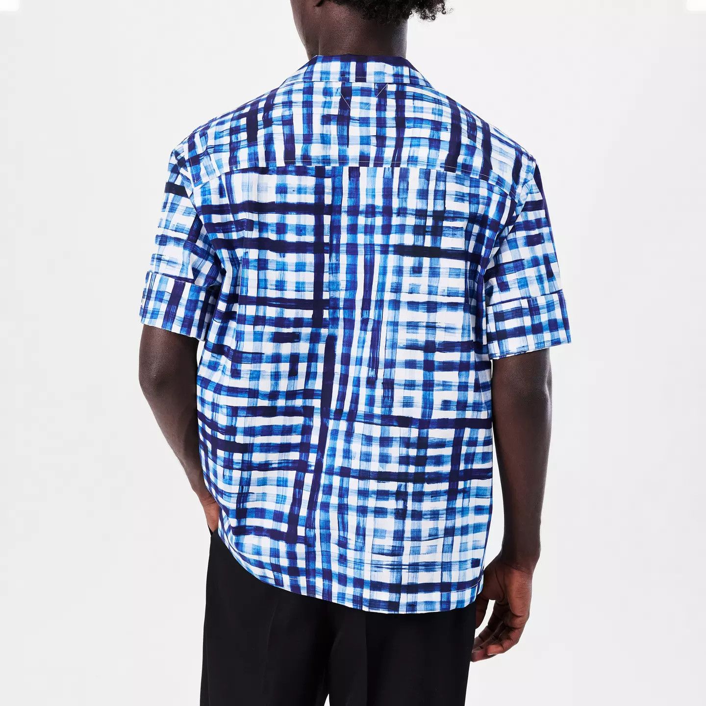 Bottega Veneta o1g2r1mq0426 Gingham Short Sleeve Shirt in Multicolor Size US L / EU 52-54 / 3 - 4 Thumbnail