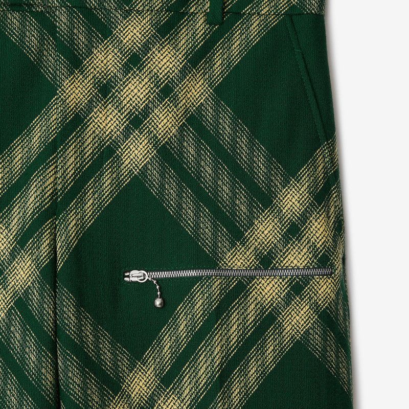 Burberry o1y0426 Casual Pant in Green/Beige Size US 34 / EU 50 - 3 Thumbnail