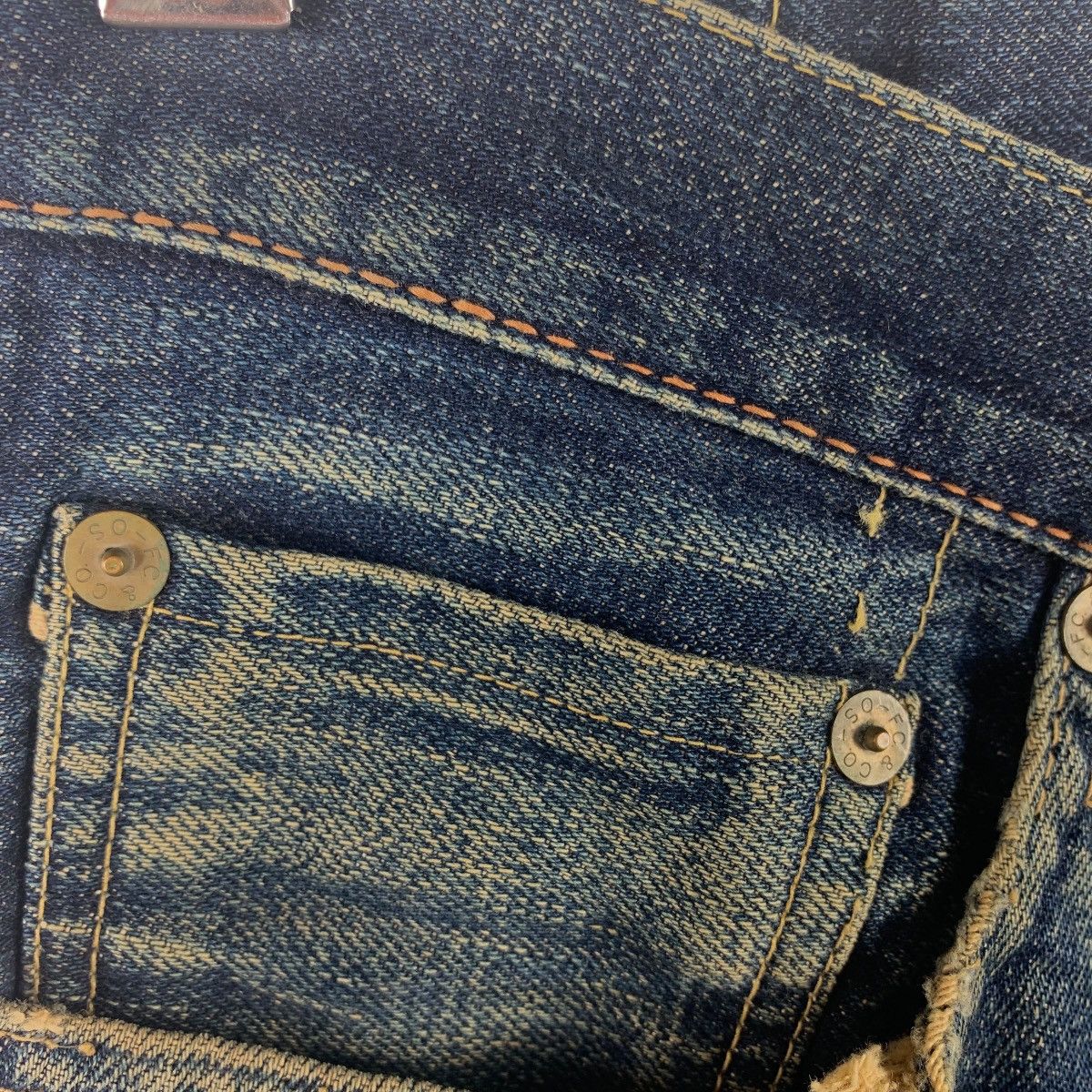 Full Count & Co. × Japanese Brand Vintage FULL COUNT & CO selvedge distressed blue jeans Size US 30 / EU 46 - 8 Thumbnail