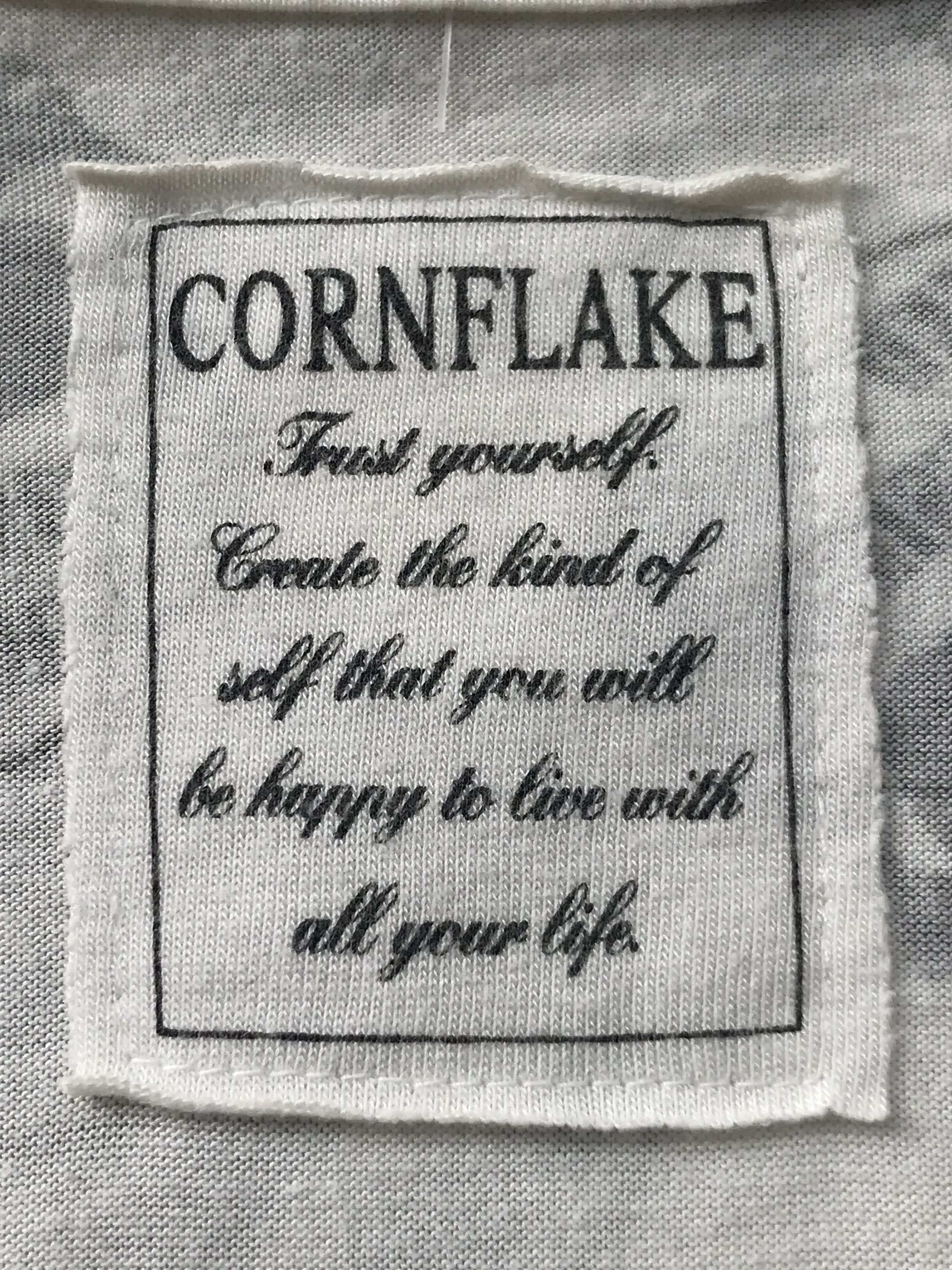 If Six Was Nine × Japanese Brand × Le Grande Bleu (L.G.B.) Japanese Brand Cornflake Beaded Skull Print T-Shirt Size S / US 4 / IT 40 - 6 Thumbnail