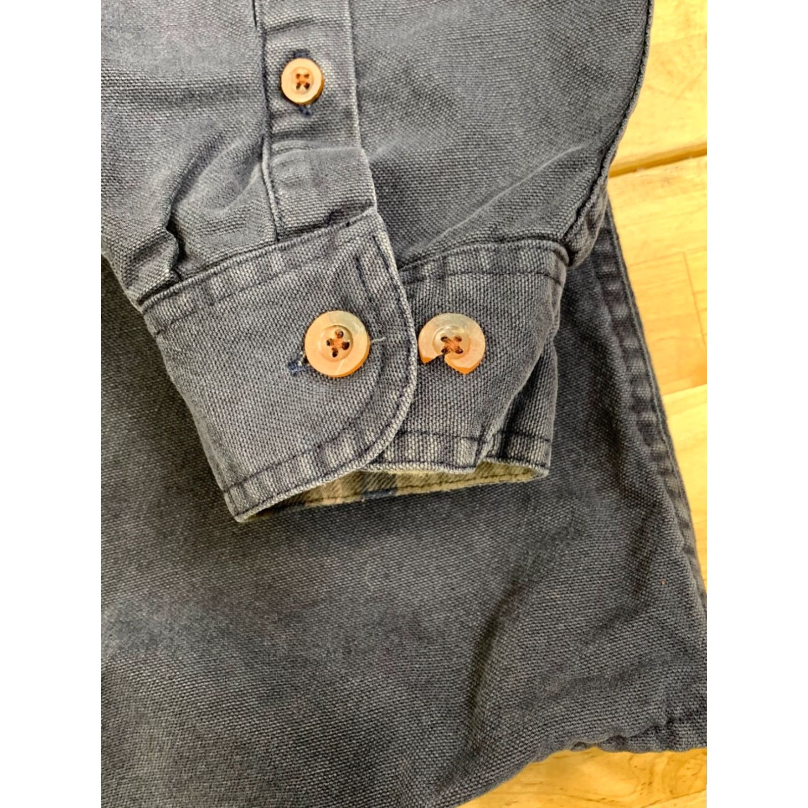 Vintage Wolverine Button-Up Shacket Mens L Work Chore Lined Plaid Blue Long Sleeve Button Size US L / EU 52-54 / 3 - 5 Thumbnail