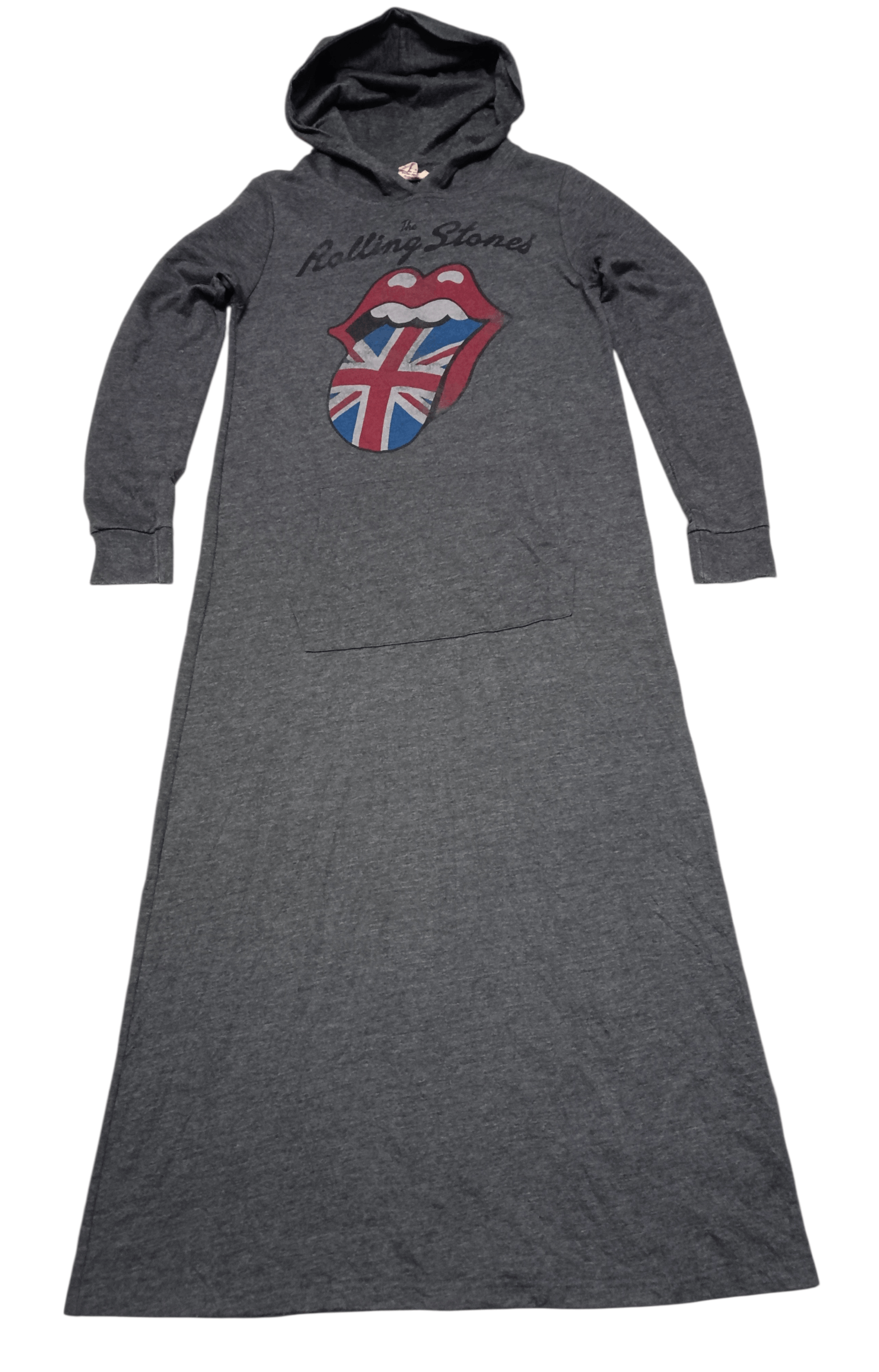 The Rolling Stones Vintage Y2K Rolling Stones Long Hoodie Dress Size M / US 6-8 / IT 42-44 - 1 Thumbnail