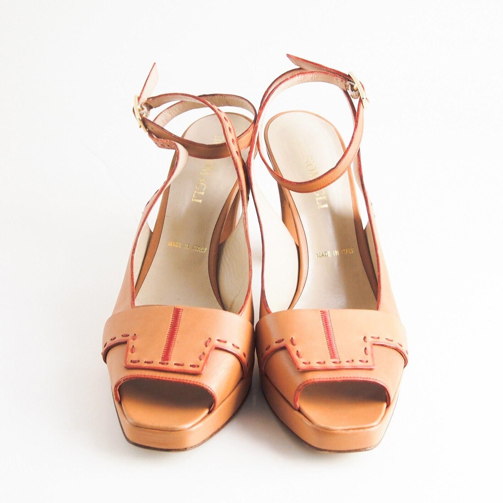 Bruno Magli Bruno Magli Slingback Sandals High Heel Beige US 8 EU 38 Size US 8 / IT 38 - 4 Thumbnail